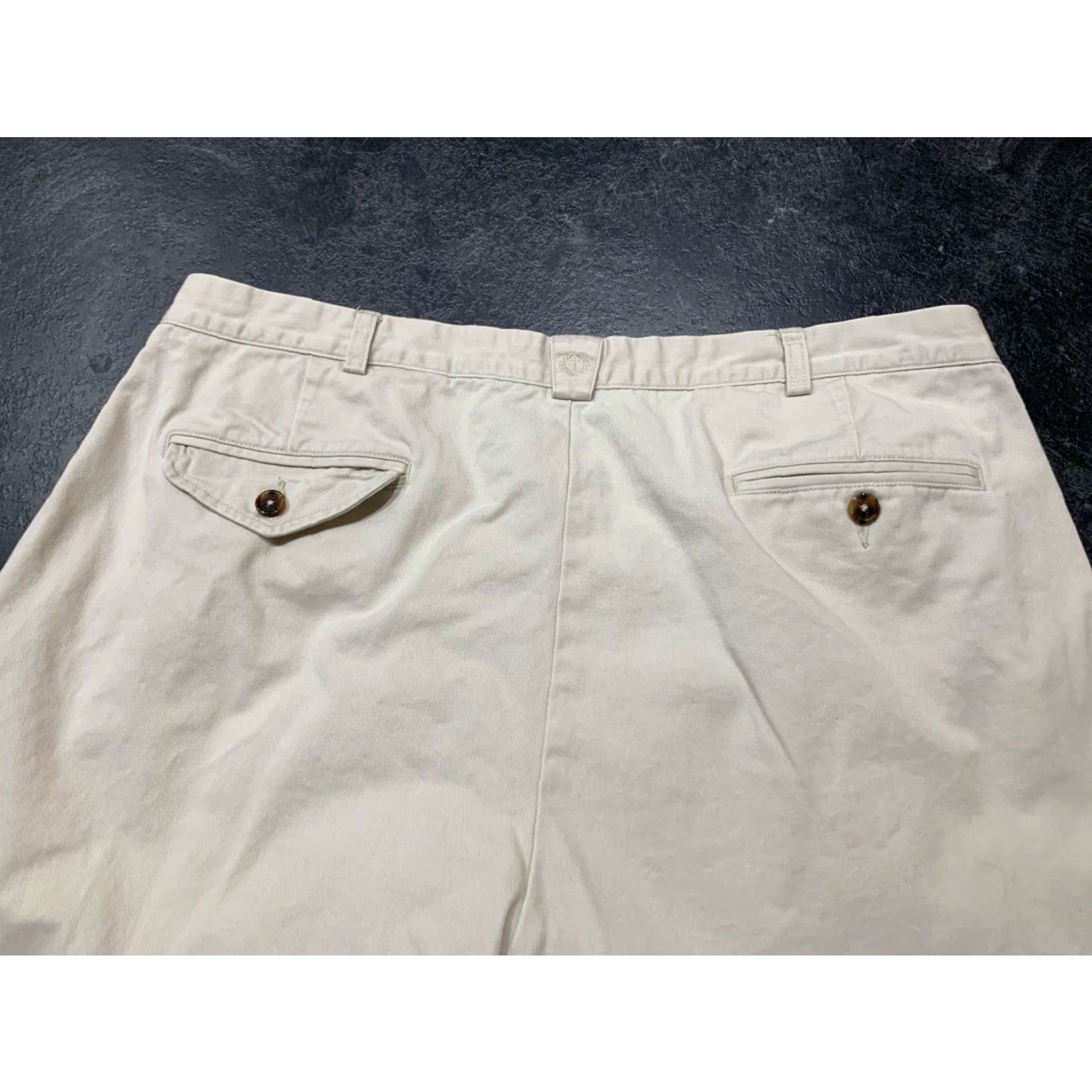 Vintage Turnbury Mens 38x29 Beige Chino Straight Leg Pants Size US 38 / EU 54 - 3 Thumbnail