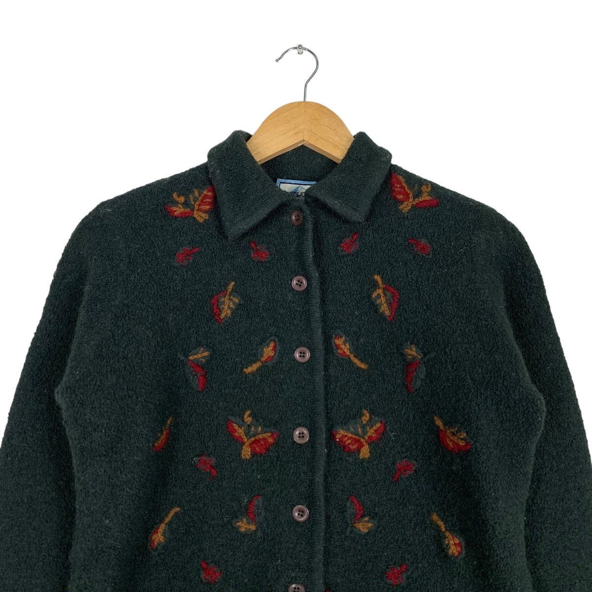 Pendleton PENDLETON Embroidery Logo Dark Green Wool Jacket #1081-C49 Size XL / US 12-14 / IT 48-50 - 2 Thumbnail