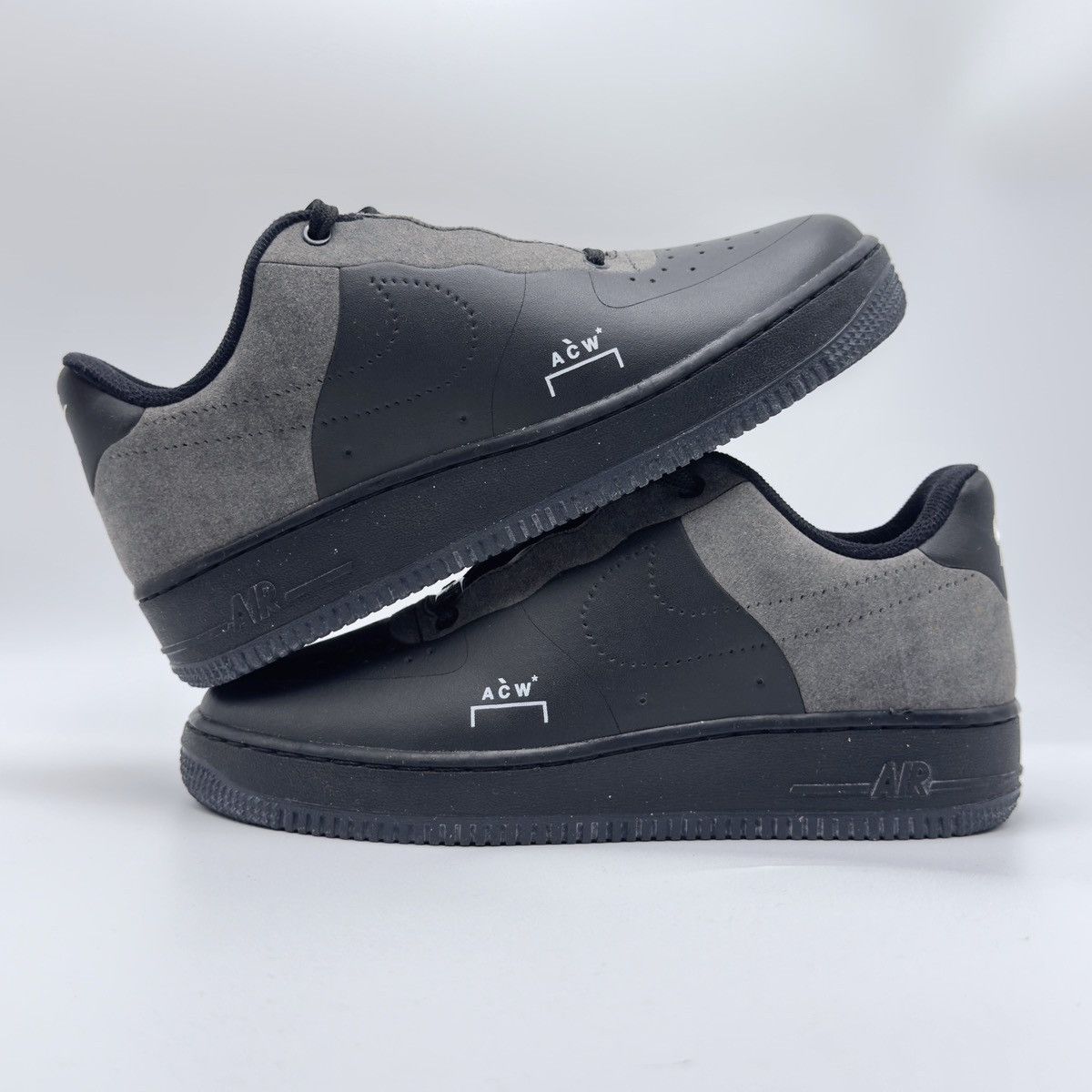 A-COLD-WALL* × Nike Nike x ACW Air Force 1 Low Black 2018 Size US 6.5 / IT 36.5 - 2 Thumbnail
