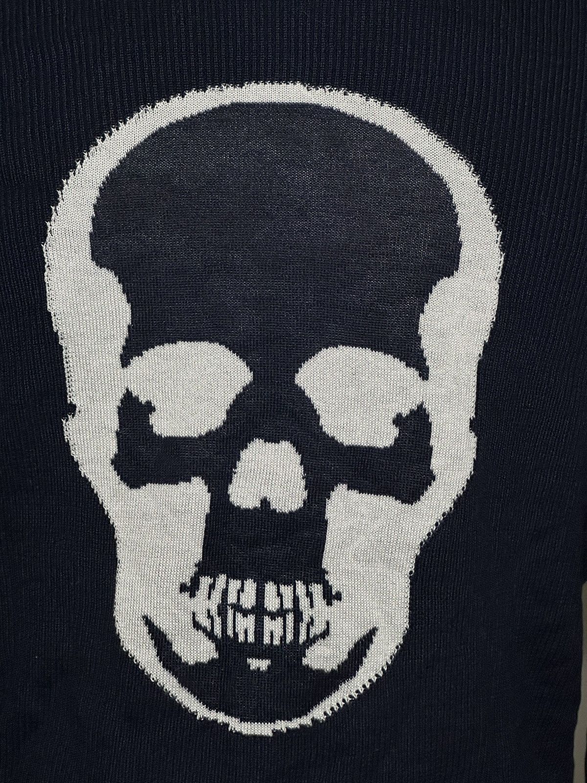 Lucien Pellat-Finet Lucien Pellat-Finet navy sweater with skull Size US M / EU 48-50 / 2 - 3 Thumbnail