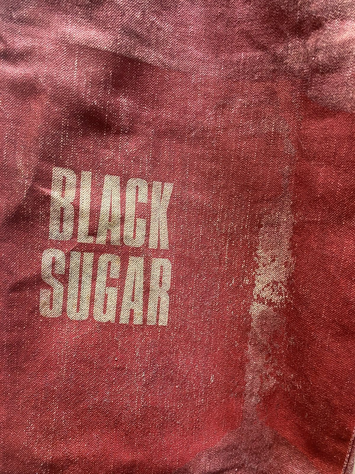 5351 POUR LES HOMMES 5351 Pour Les Hommes “Black Sugar” Red, Printed Denim Size US 31 - 2 Thumbnail