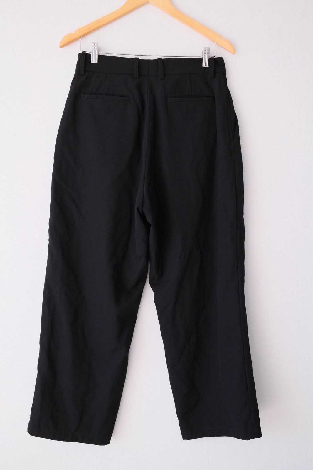 James Coward Black Wool Mercado Trousers Size II Size US 30 / EU 46 - 2 Thumbnail