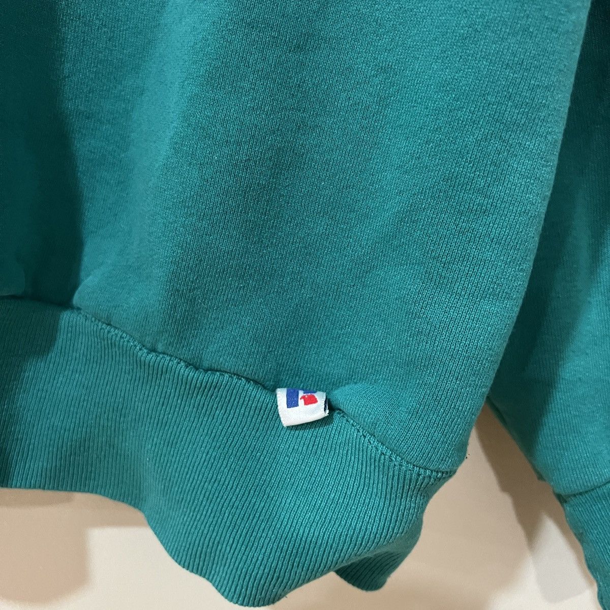 Russell Athletic Vintage made in USA 1990s Russell Teal Crewneck Sweatshirt Size US L / EU 52-54 / 3 - 2 Thumbnail