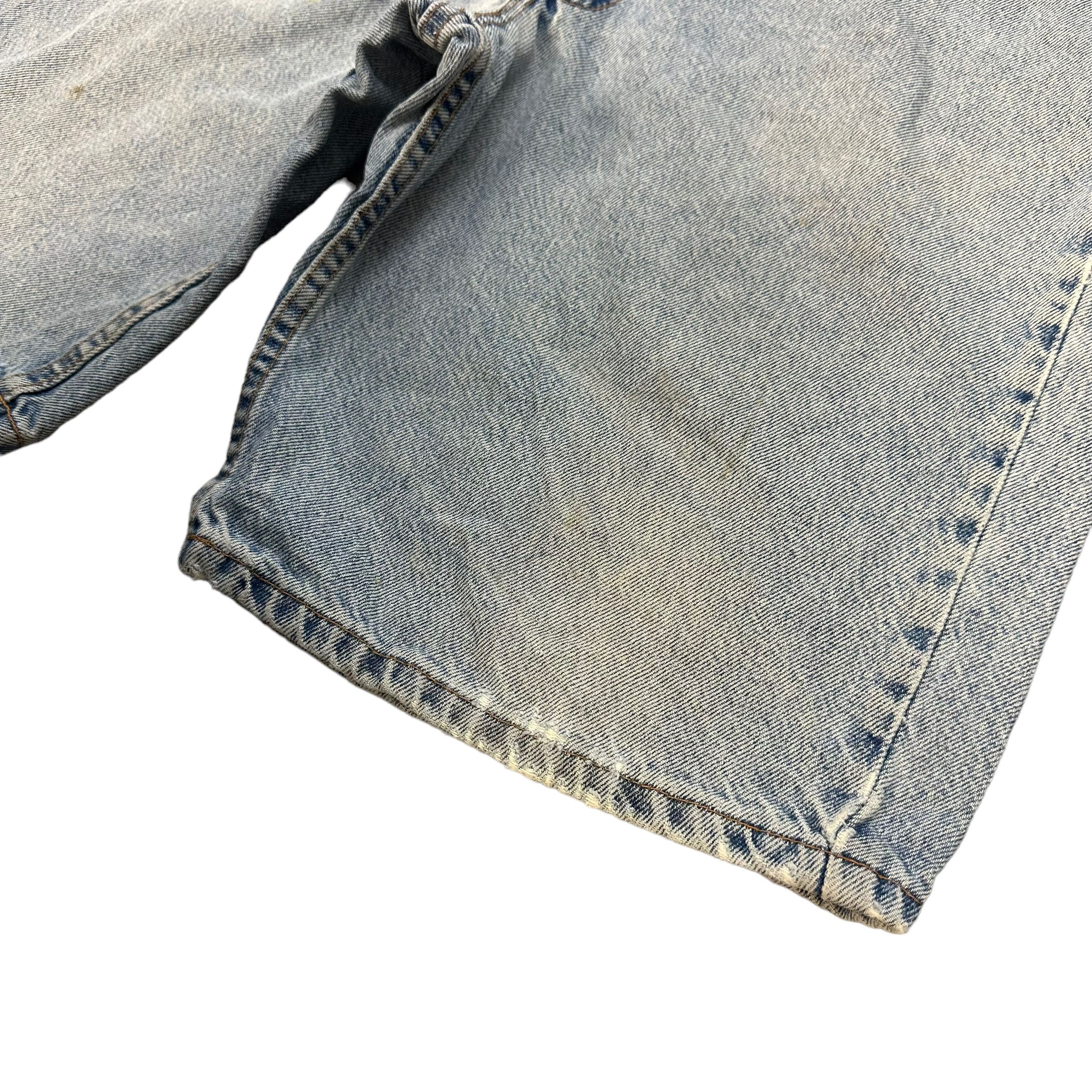 Levi's LEVIS 505 WHITE TAB WASHED DENIM SHORTS #8406-007 Size US 38 / EU 54 - 6 Thumbnail