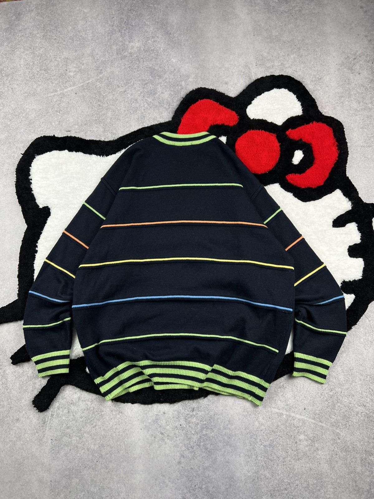 Carlo Colucci Vintage Carlo Colucci 3D Coogi Style Cable Knit Boxy Sweater Size US L / EU 52-54 / 3 - 7 Thumbnail