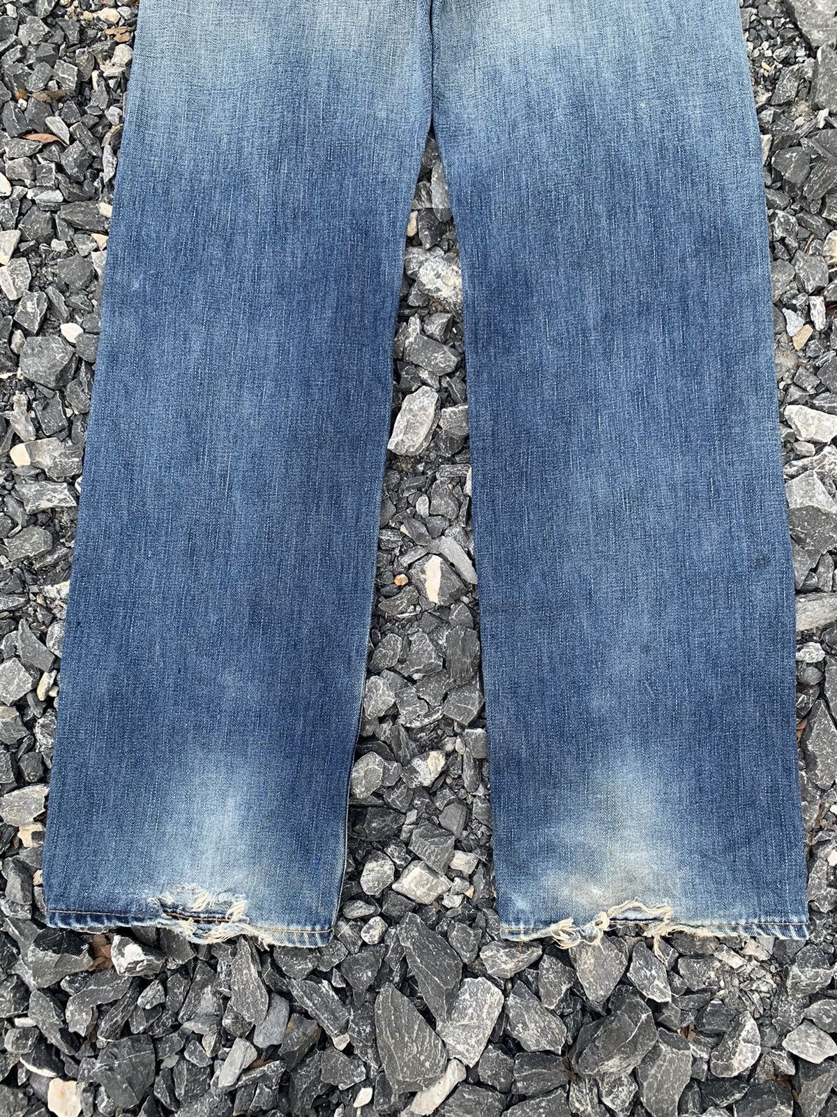 Kapital VINTAGE EDWIN 505X SELVEDGE JAPANESE DISTRESSED DENIM Size US 31 - 9 Thumbnail