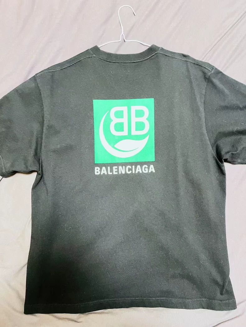 Balenciaga Balenciaga Black Eco-Friendly Short Sleeve T-Shirt Size US M / EU 48-50 / 2 - 2 Thumbnail