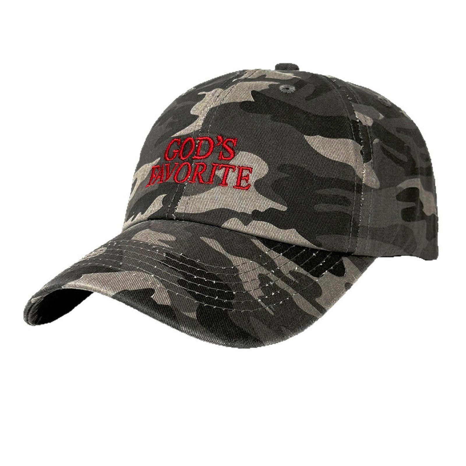 Other 'GOD'S' Script Embroidered Camo Baseball Cap Size ONE SIZE - 5 Thumbnail