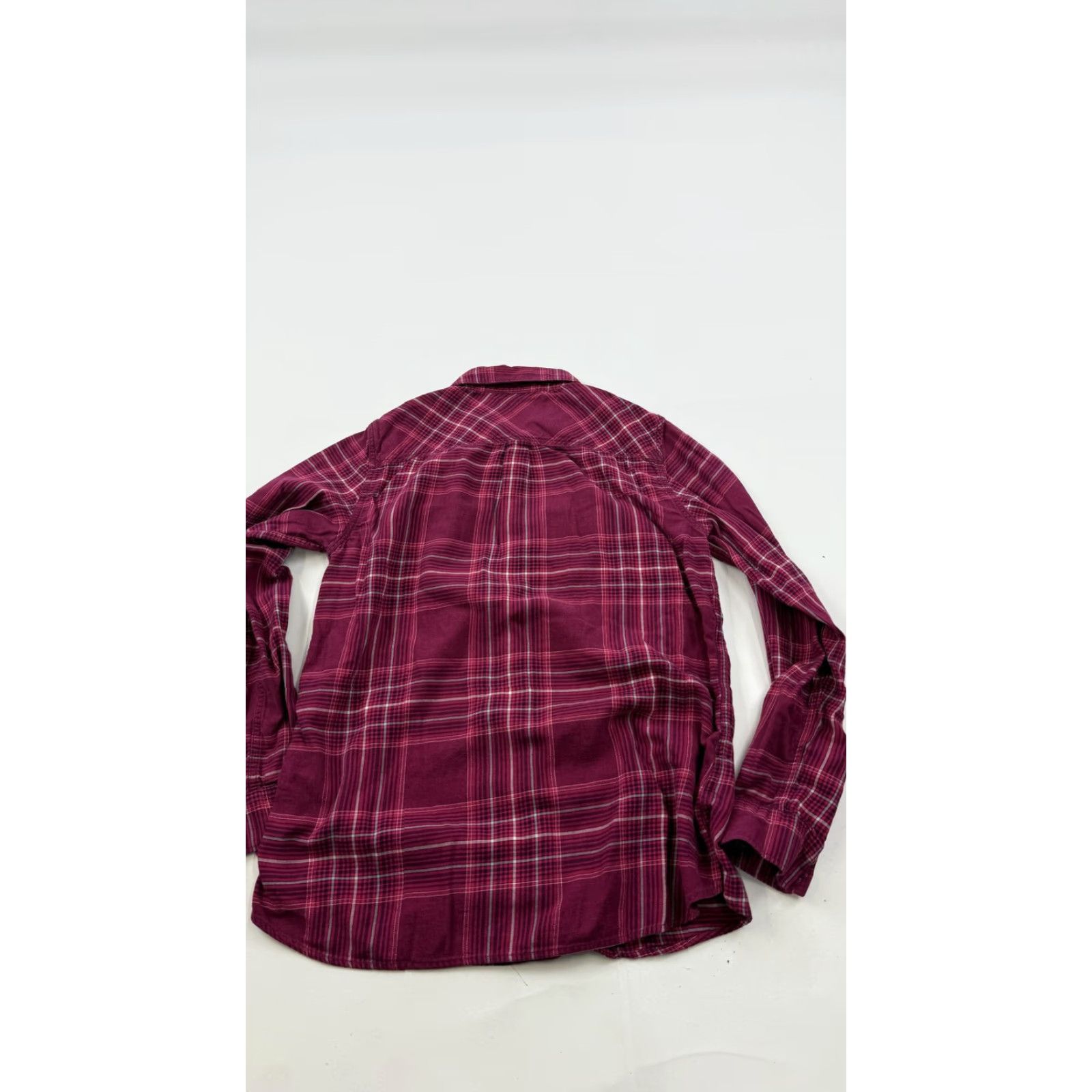 Eddie Bauer Eddie Bauer Shirt Womens Medium Pink Plaid Button Front Long Sleeve Cotton Top Size M / US 6-8 / IT 42-44 - 5 Thumbnail