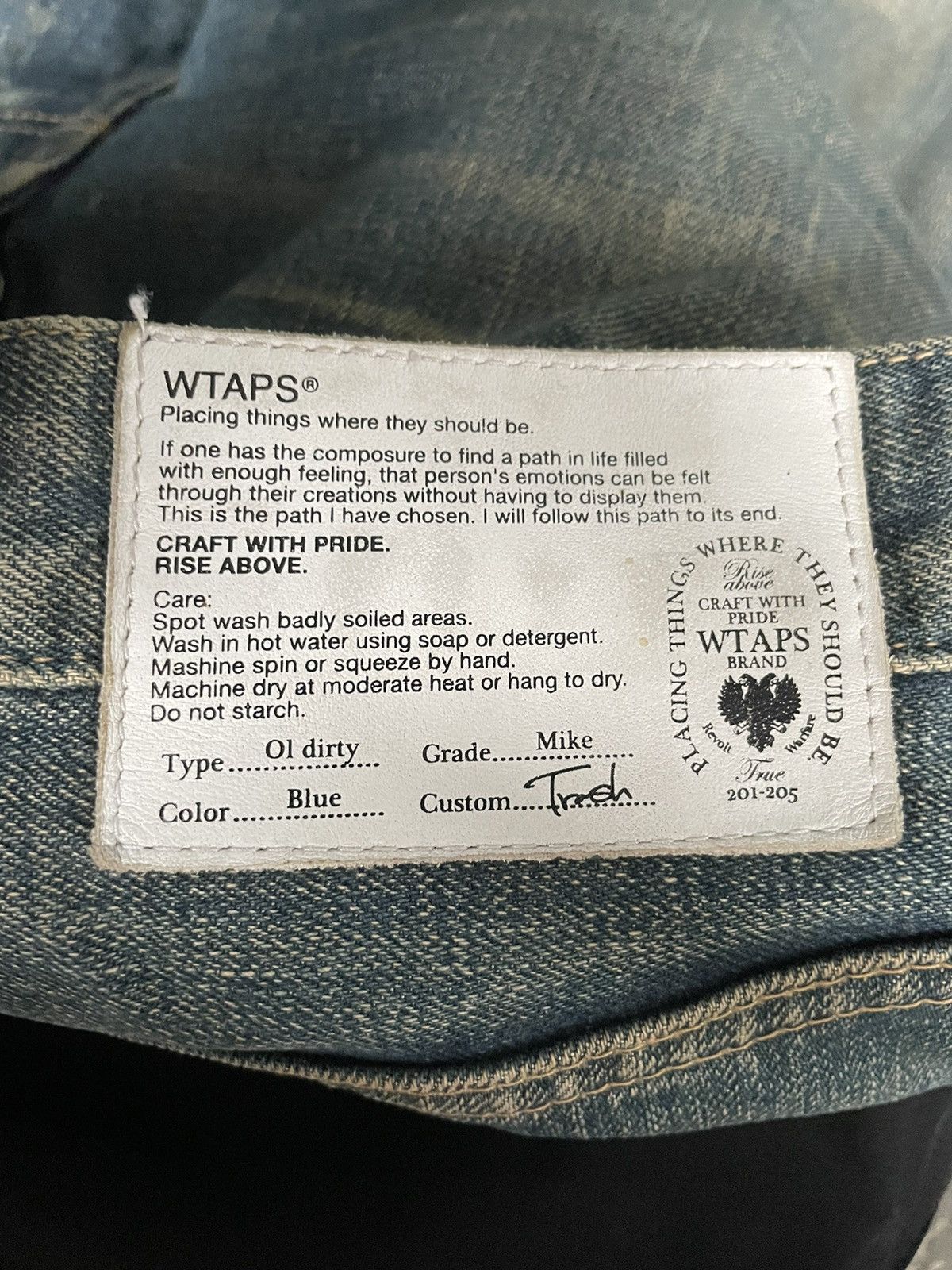 Wtaps Wtaps Selvedge Jeans Size US 33 - 17 Thumbnail