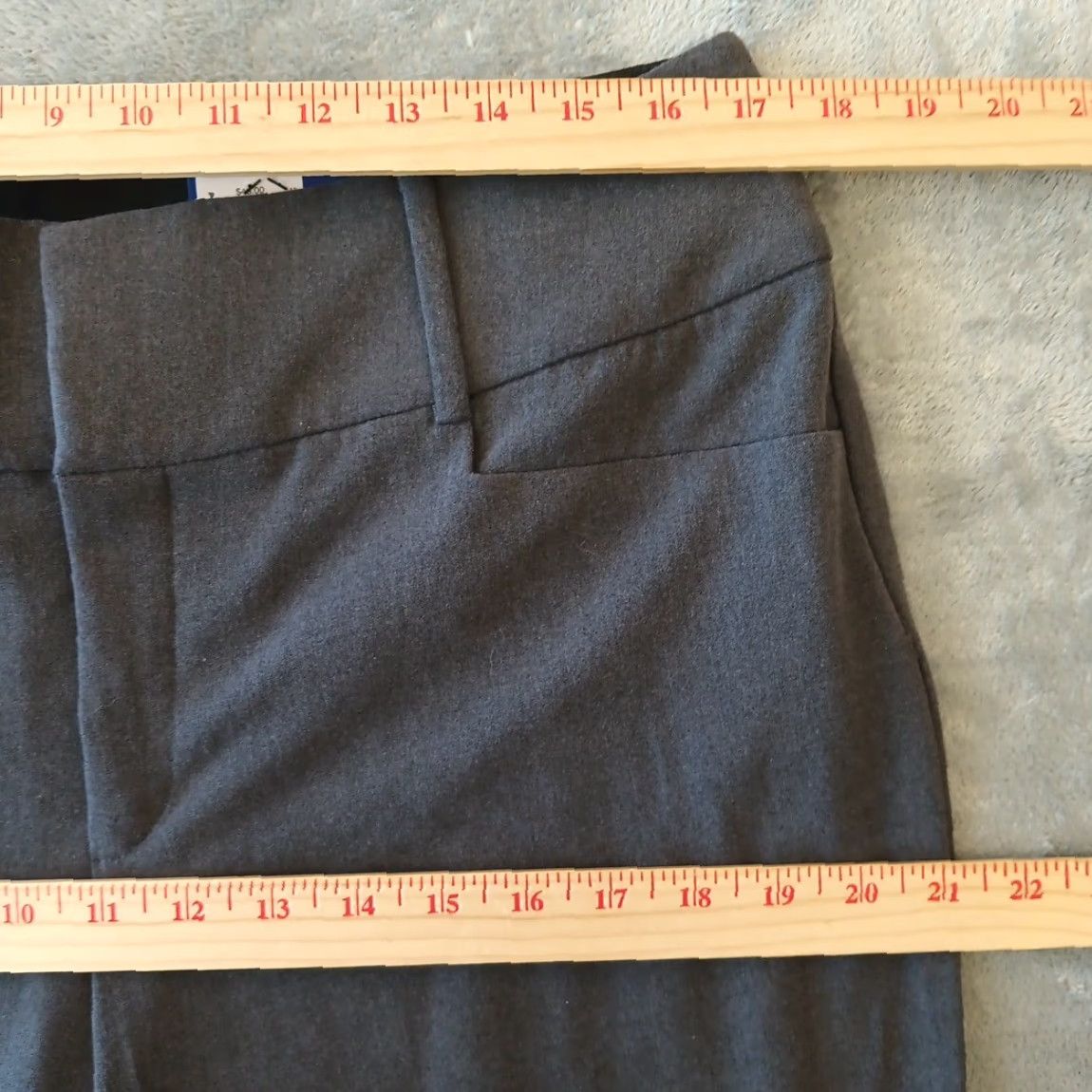 Apt. 9 Apt. 9 Dress Pants Womens Size 12 Gray Bootcut Tummy Control 33x30.5 New Size 34" / US 12 / IT 48 - 3 Thumbnail