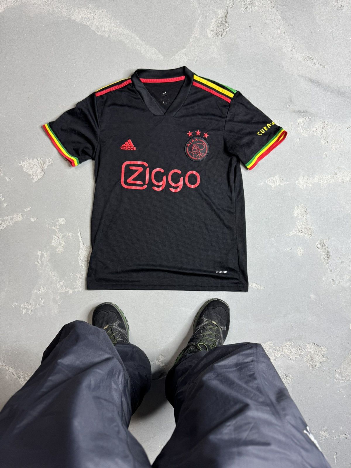 Adidas × Vintage Ajax Football Soccer Jersey Bob Marley 2021 Rare Size US M / EU 48-50 / 2 - 1 Thumbnail