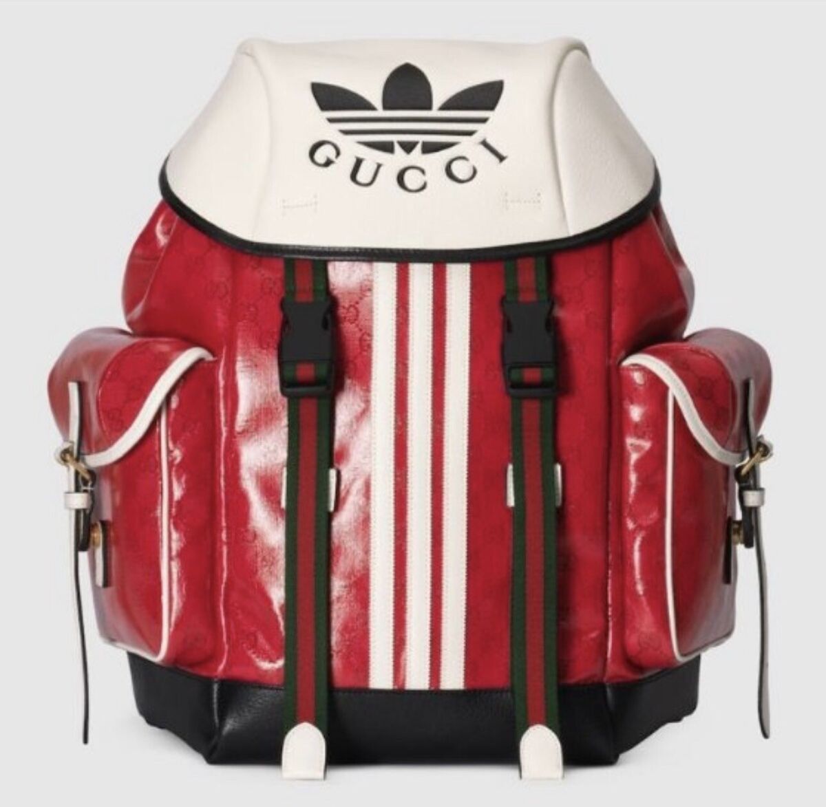Adidas × Gucci Gucci x Adidas Backpack (Blue/White) | Grailed