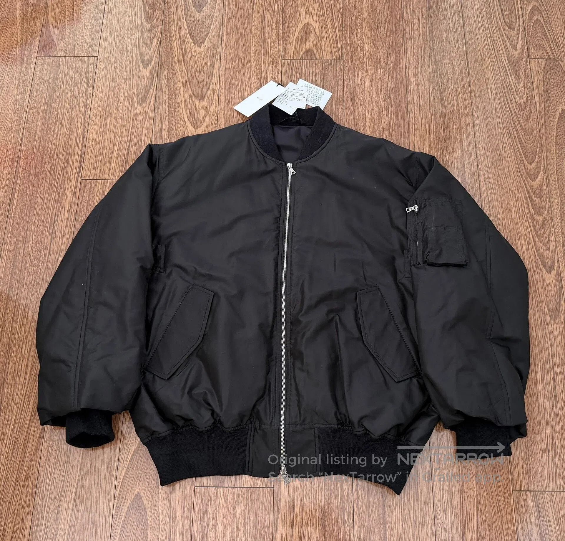 Stein Oversized Silk Tafta Flight Jacket. Size S / US 4 / IT 40 - 1 Thumbnail