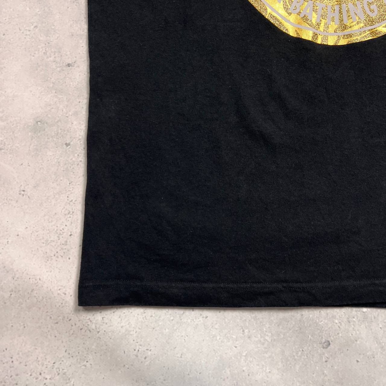 Aape AAPE by A Bathing Ape Gold Logo Universe T Shirt Black Size US S / EU 44-46 / 1 - 12 Thumbnail