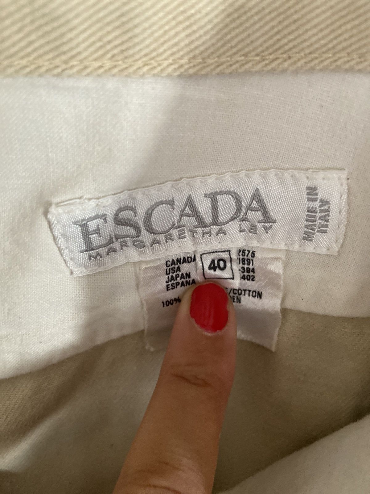 Escada Vintage escada skirt Size 27" / US 4 / IT 40 - 8 Thumbnail