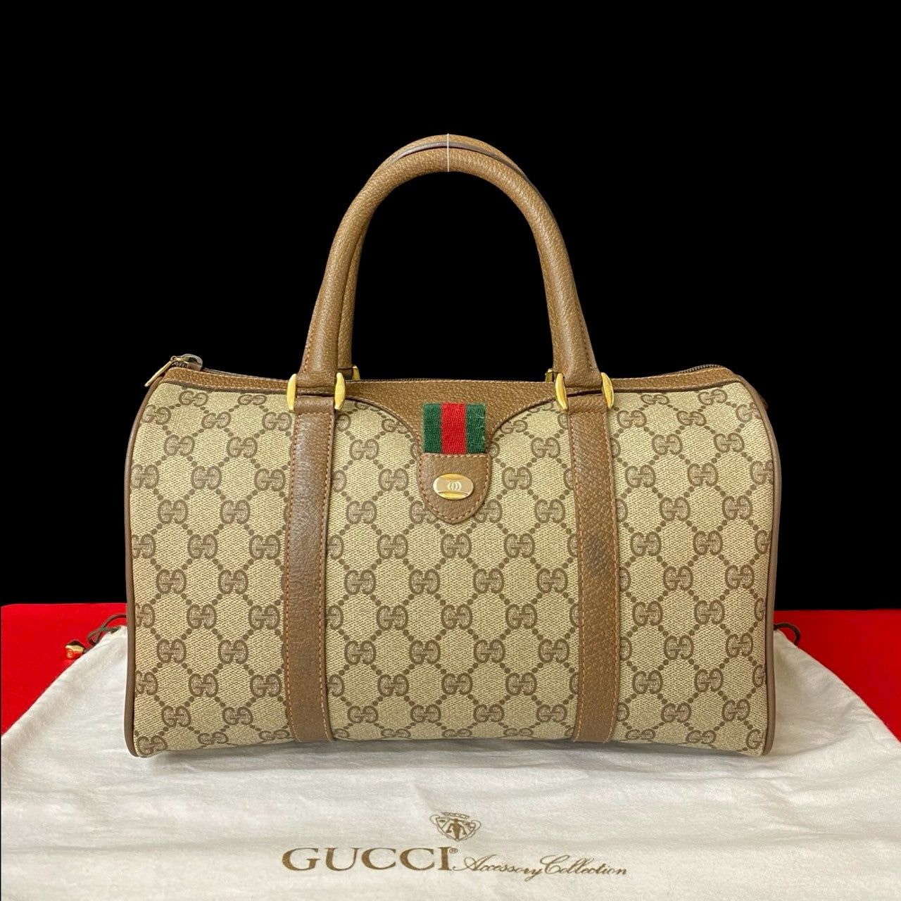 Gucci Gucci Handbag Brown Leather Size ONE SIZE - 1 Thumbnail