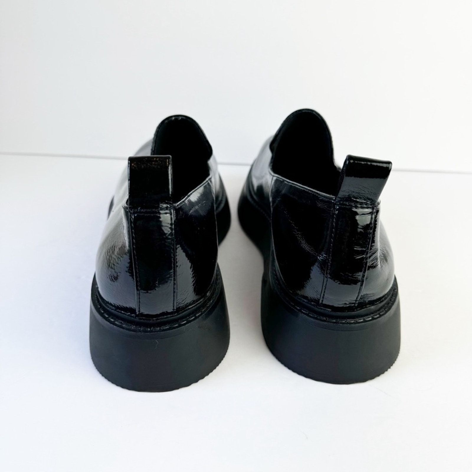 Asos ASOS Design Mutton Black Patent Slipper Flat Shoe Women’s 9 Size US 9 / IT 39 - 5 Thumbnail