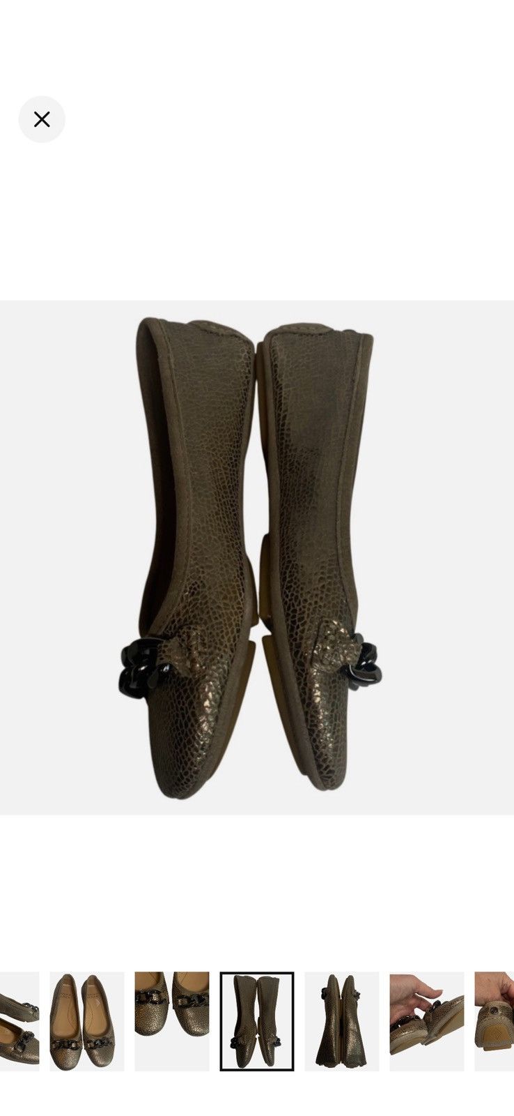 Donald Pliner Donald Pliner Leather Ballet Flat Meets Driving Moccasin Size US 6.5 / IT 36.5 - 4 Thumbnail