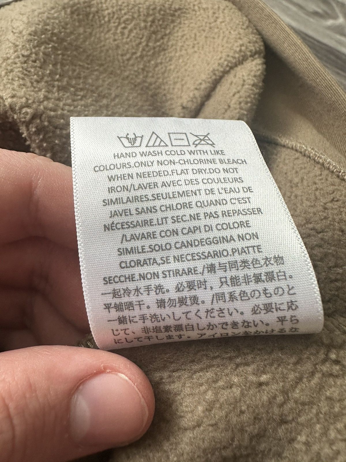 Fear of God Essentials Fear Of God Brown Big logo hoodie hype drip Size US L / EU 52-54 / 3 - 9 Thumbnail