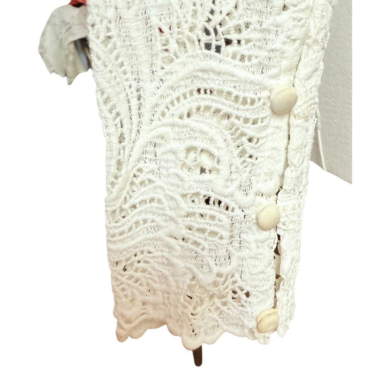 A.L.C. A.L.C. Talia Lace Cropped Top 0 Long Sleeves Buttoned Cuffs Size XS / US 0-2 / IT 36-38 - 11 Thumbnail