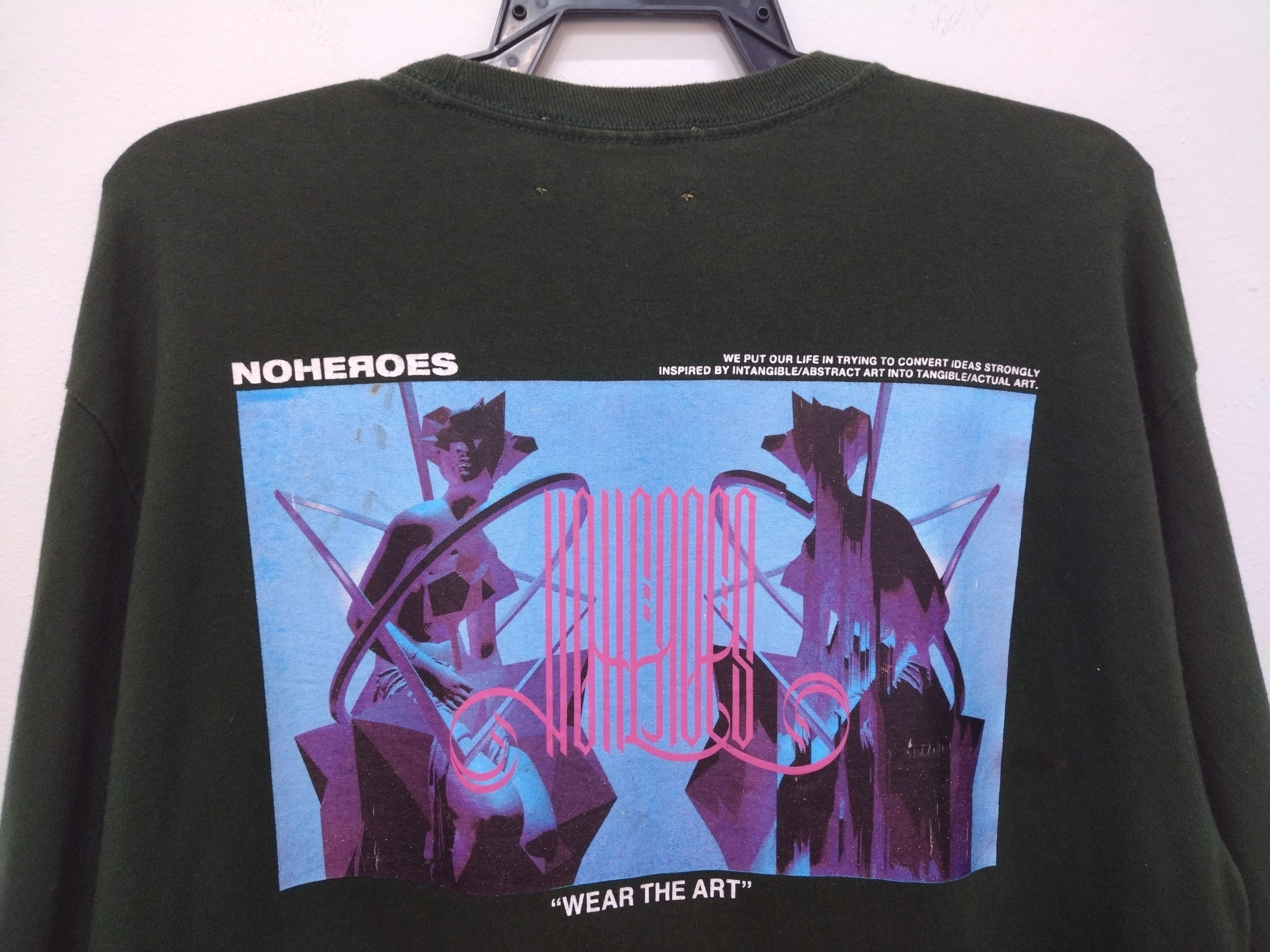Anime × Art Comes First Awesome big print anime image Noheroes from underground L/S Size US M / EU 48-50 / 2 - 4 Thumbnail