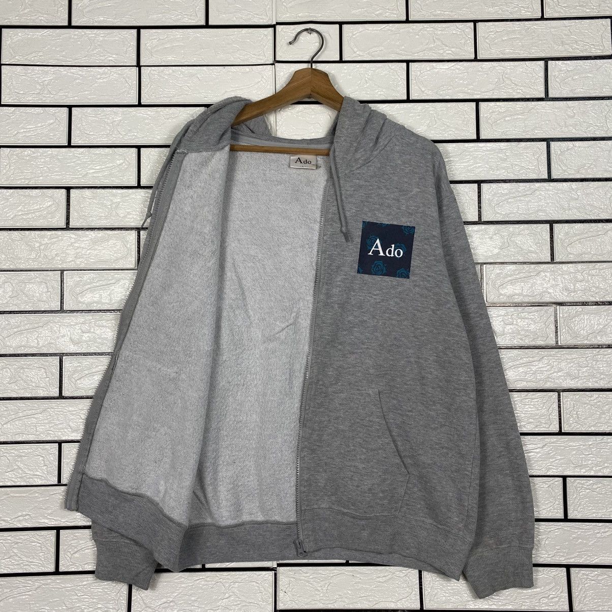 Japanese Brand Vintage Zipper Hoodie Ado Cartoon Big Logo Size US L / EU 52-54 / 3 - 12 Thumbnail