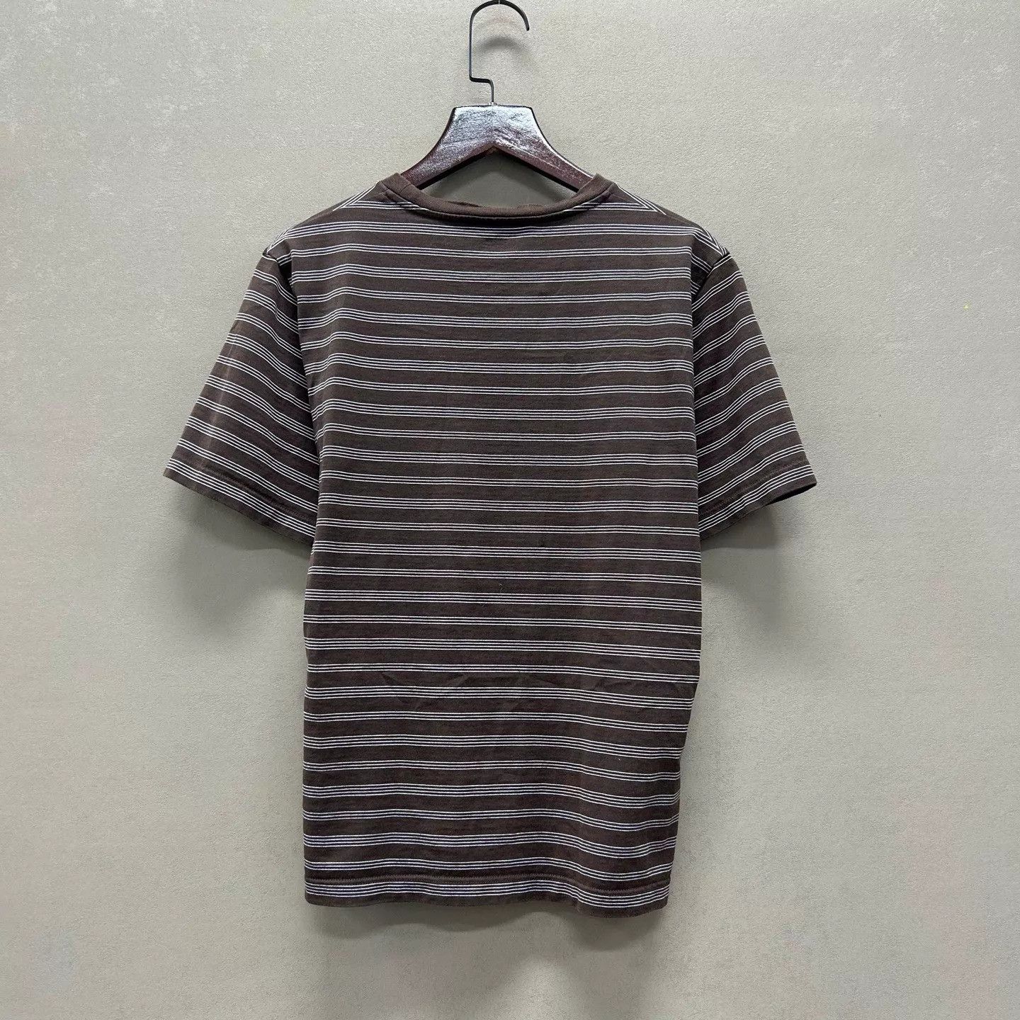 Miu Miu MIU MIU 25 New Brown Stripe Short-Sleeve Tee M 99 Size M / US 6-8 / IT 42-44 - 2 Thumbnail