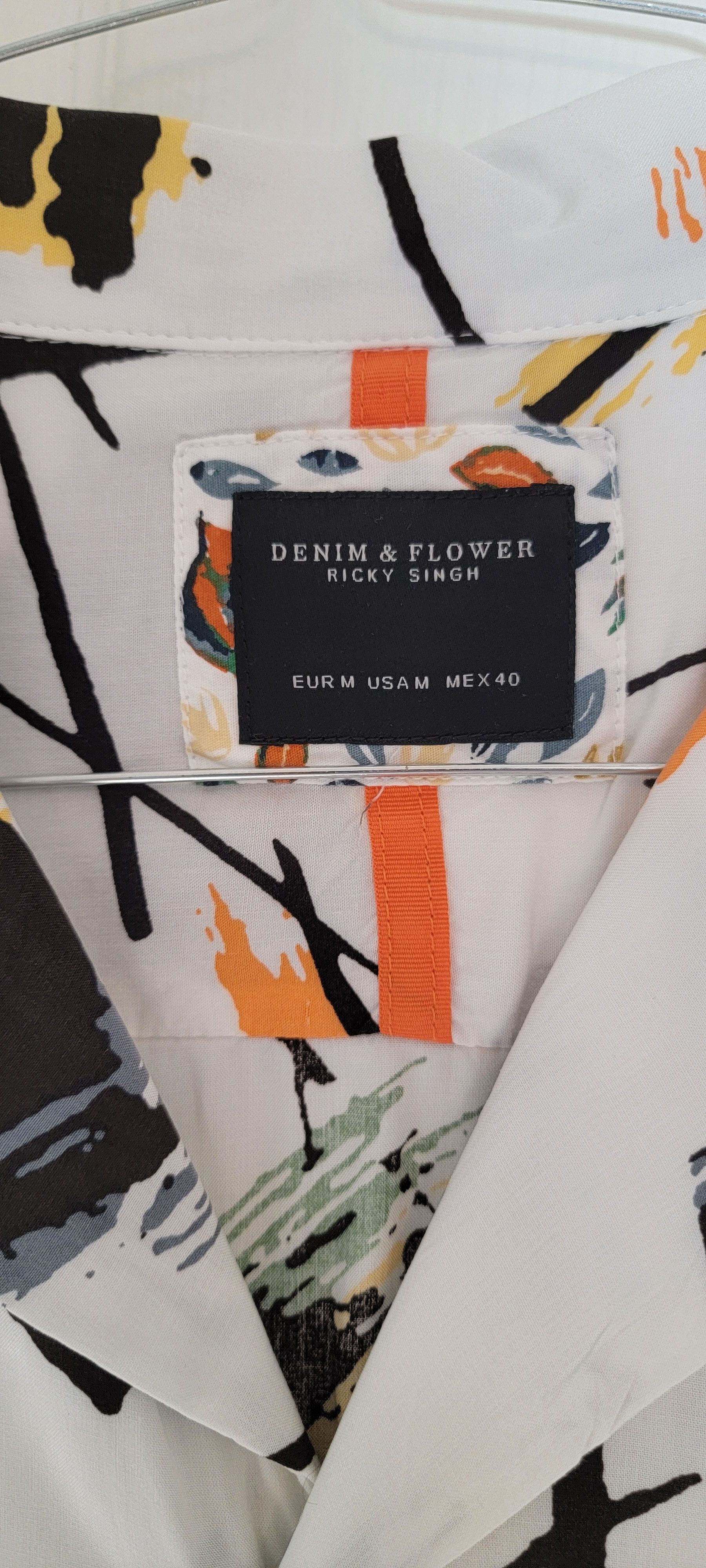 Denim & Flower Art shirt Size US M / EU 48-50 / 2 - 3 Thumbnail