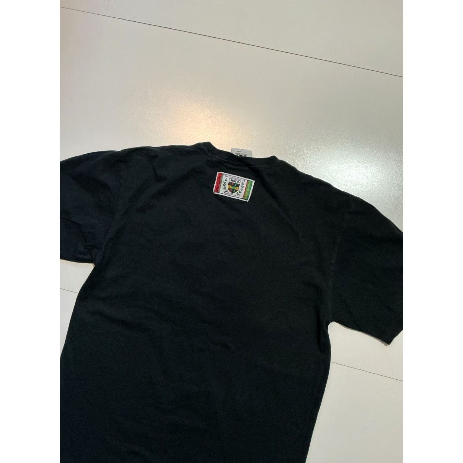 Vintage Cross Colours HBCU Homecoming Power Of Unity Black Graphic S/S T-Shirt Sz L Mens Large Size US L / EU 52-54 / 3 - 4 Thumbnail