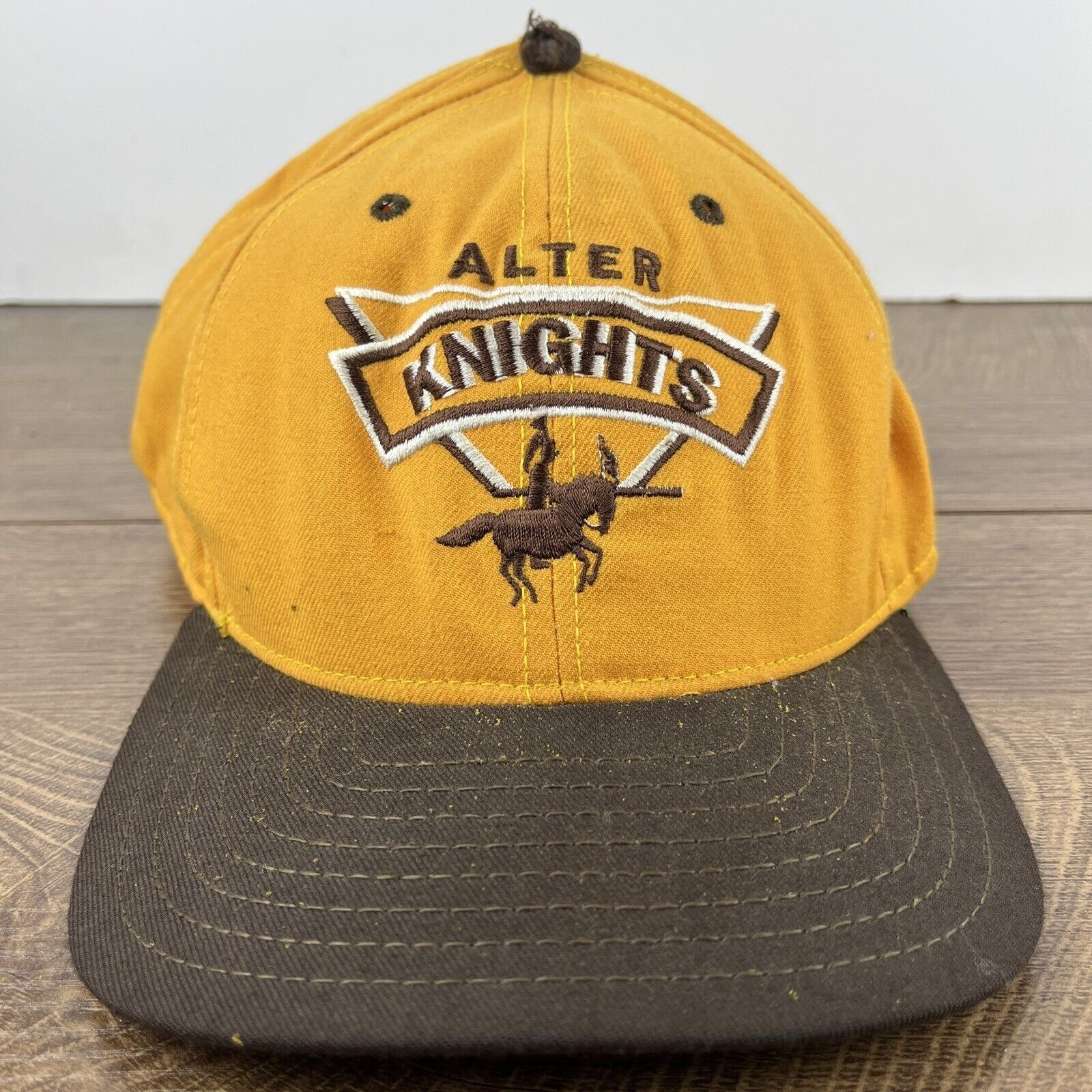 Other Alter Knights Hat Alter High School Yellow Hat Adjustable Ad Size ONE SIZE - 5 Thumbnail