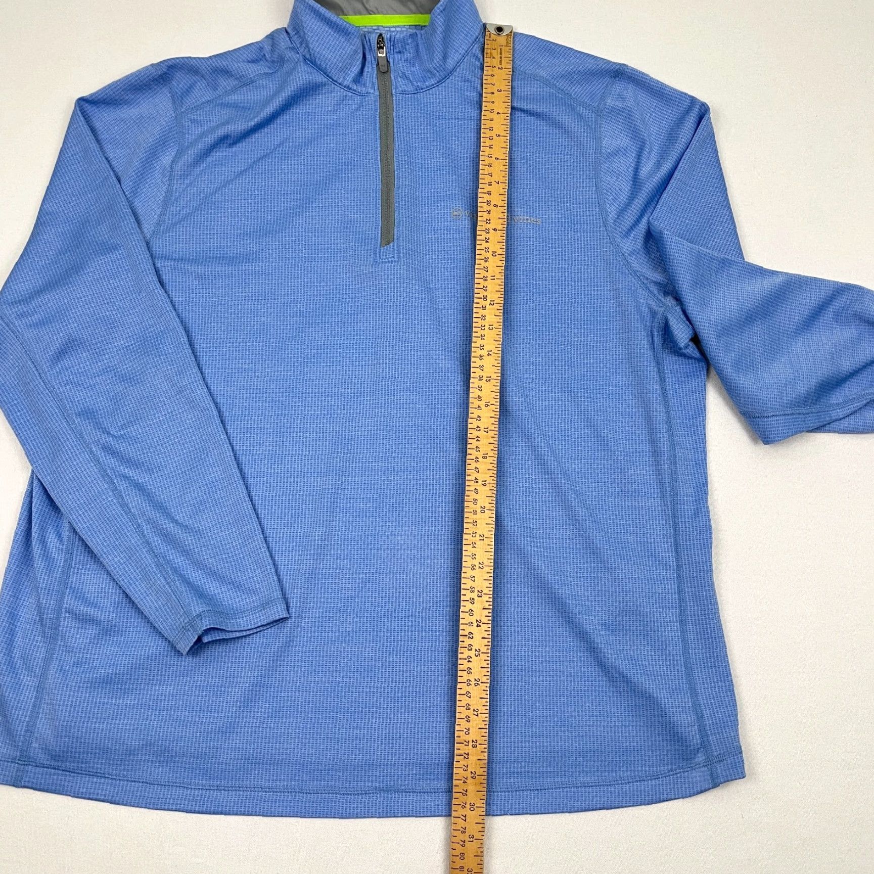 Vineyard Vines Vineyard Vines OTG On The Go Sankaty Performance Pullover Mens 2XL XXL Blue Golf Jacket Size US XXL / EU 58 / 5 - 5 Thumbnail
