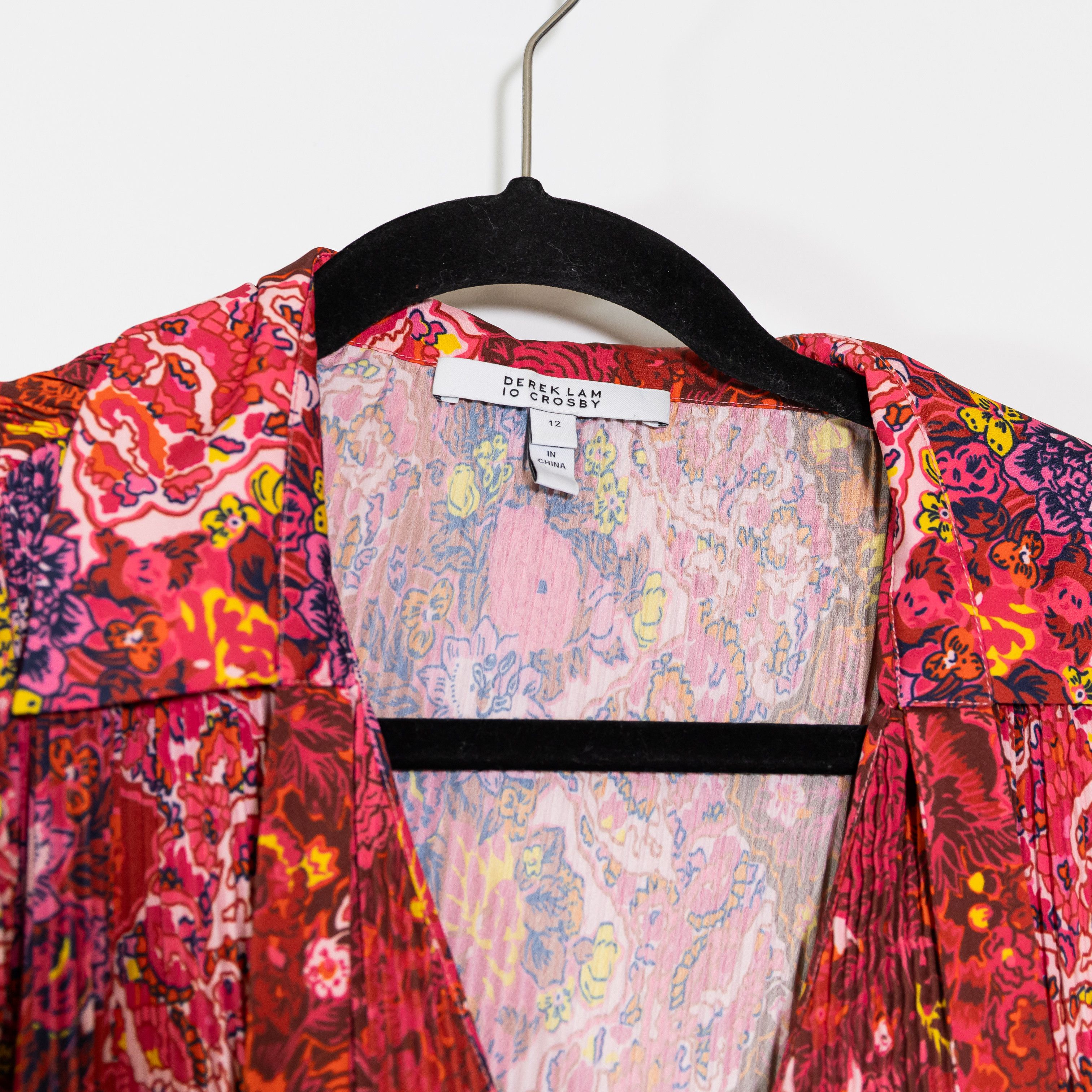 Derek Lam 10 Crosby Derek Lam 10 Crosby Eve Chiffon Pleated Tie Size XL / US 12-14 / IT 48-50 - 2 Thumbnail