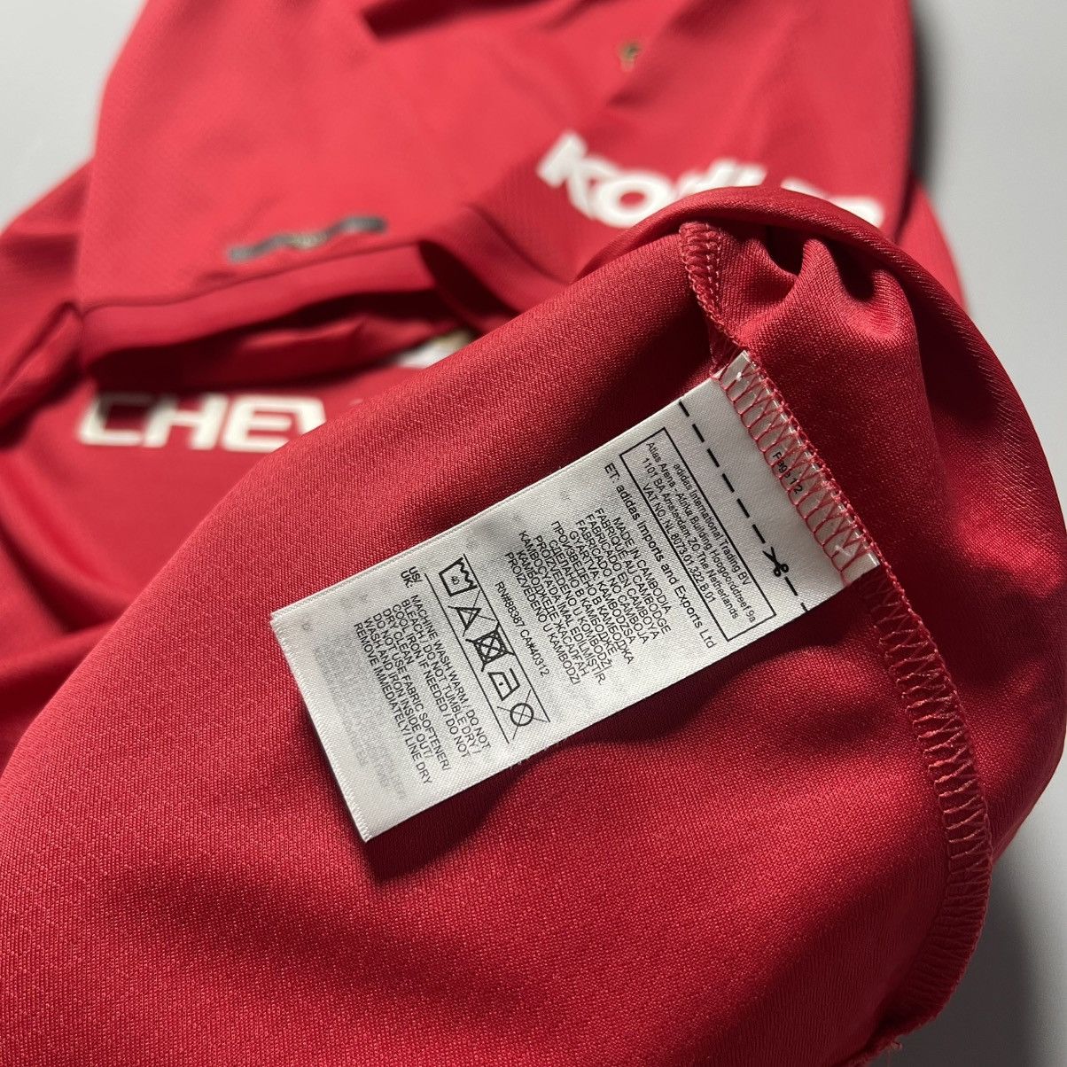 Adidas × Vintage MAN UNITED ADIDAS 2019/2020 FOOTBALL HOME JERSEY #7 BECKHAM Size US M / EU 48-50 / 2 - 13 Thumbnail