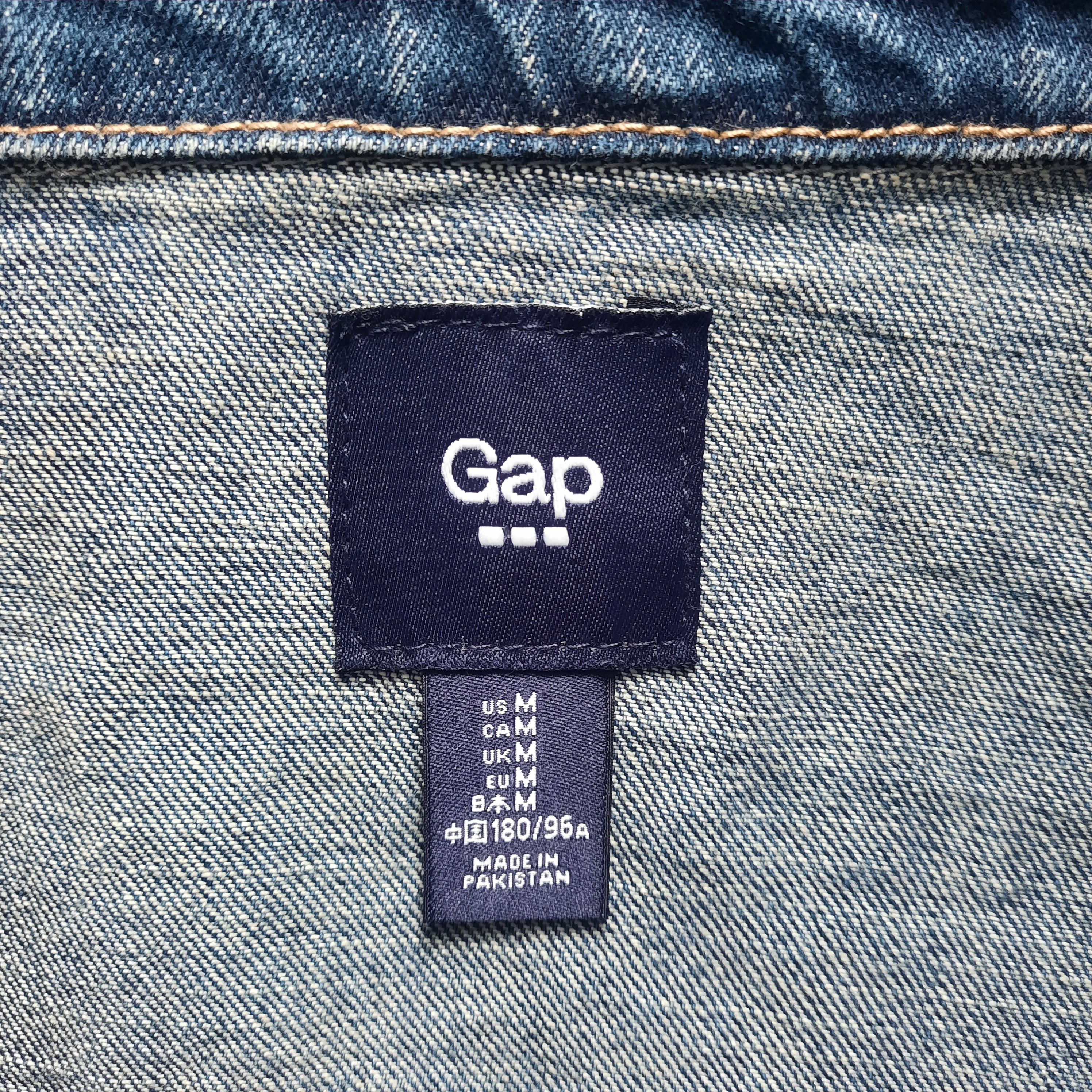 Gap 🔥Gap type 3 distressed design washed trucker jacket Size US M / EU 48-50 / 2 - 5 Thumbnail