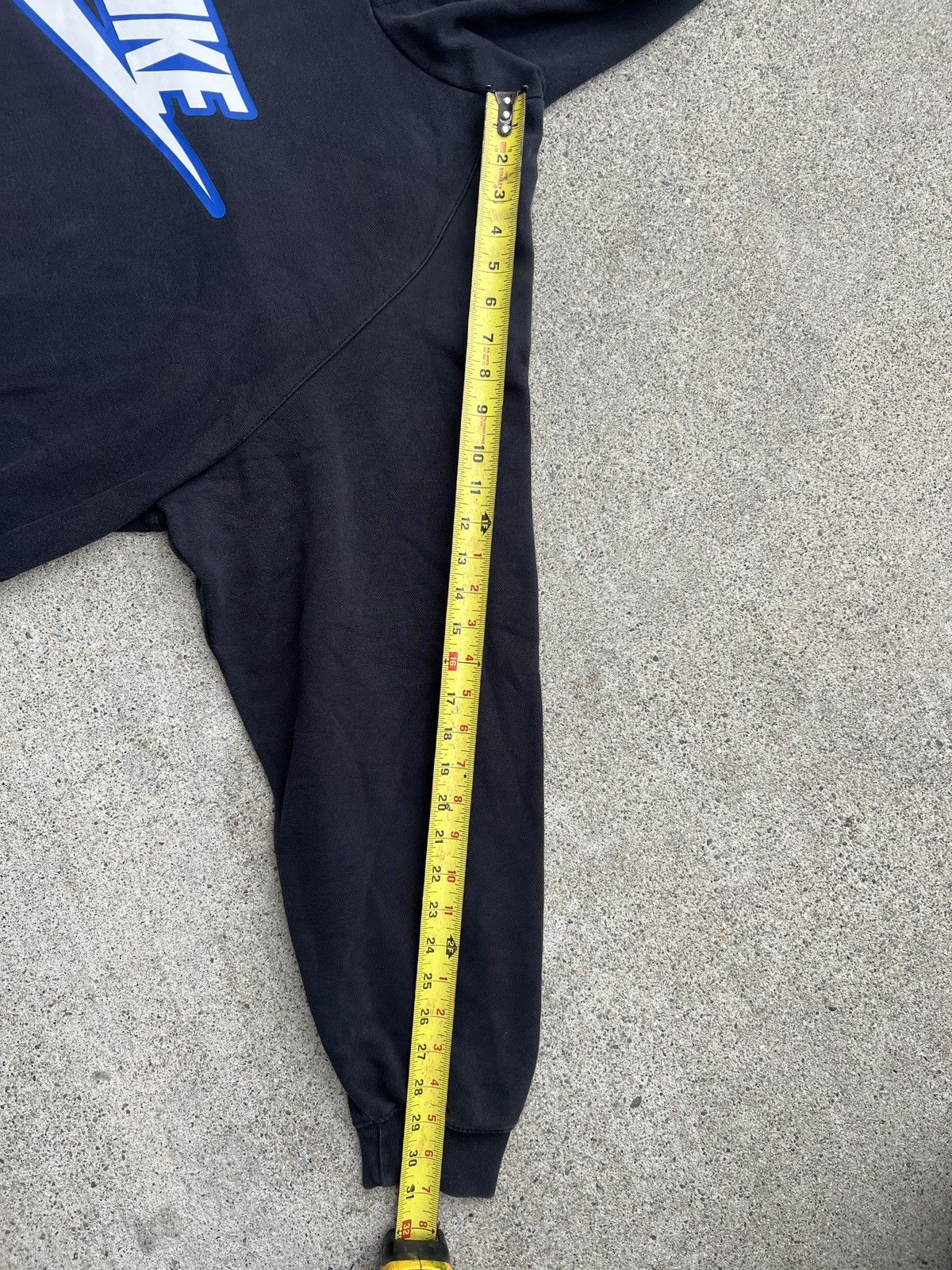 Nike 2006 Nike Black/Blue Solo Swoosh Pull Over Hoodie Size US XL / EU 56 / 4 - 5 Thumbnail