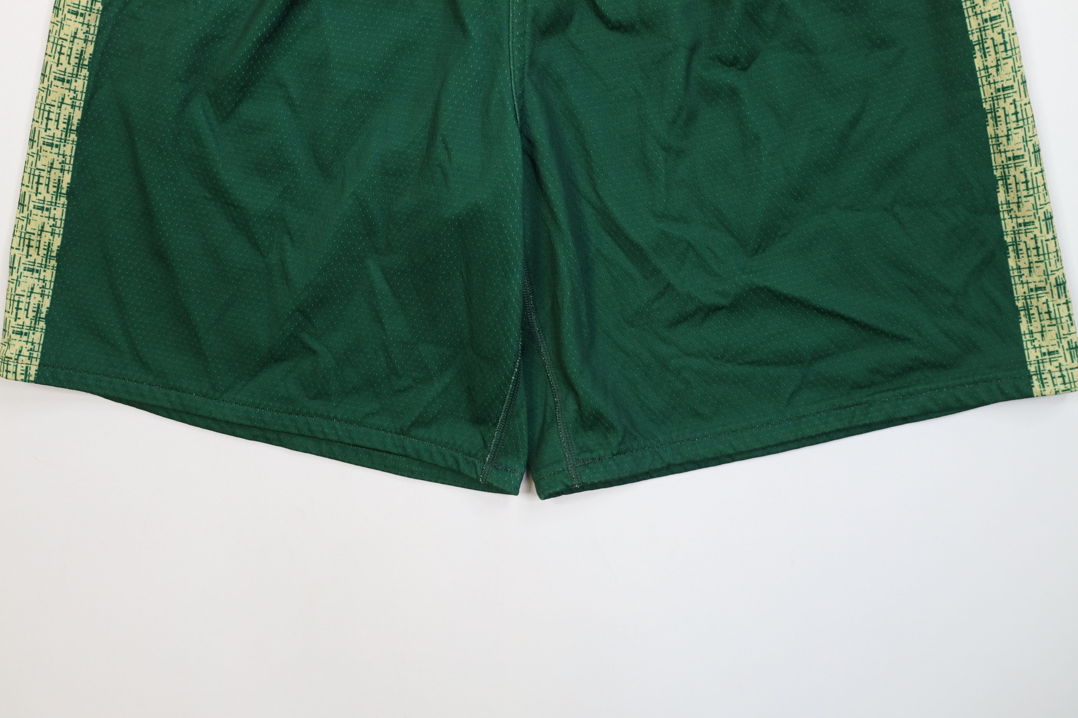 Russell Athletic Vintage 90s Y2K Russell Athletic Gym Basketball Shorts Green Size US 30 / EU 46 - 4 Thumbnail