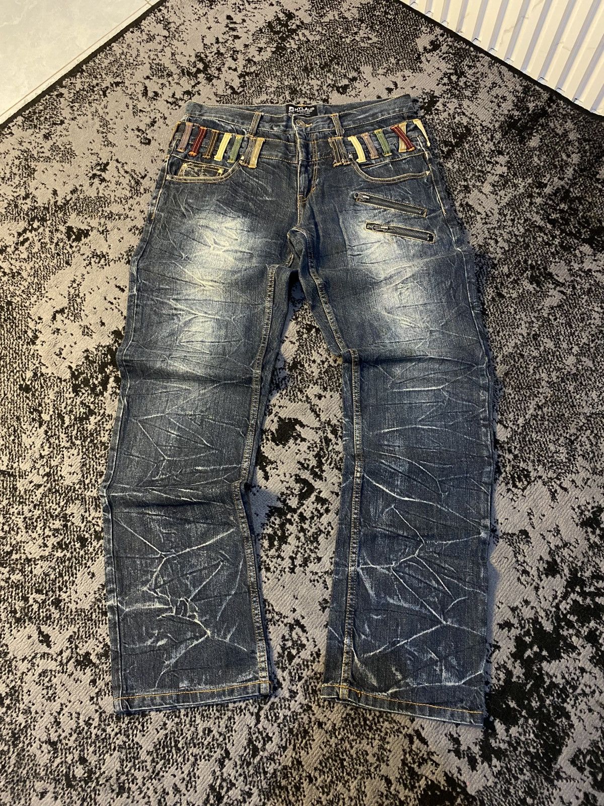 2000s Nylaus Double Waist Jeans 🔥Ifsix Lgb Y2k Style