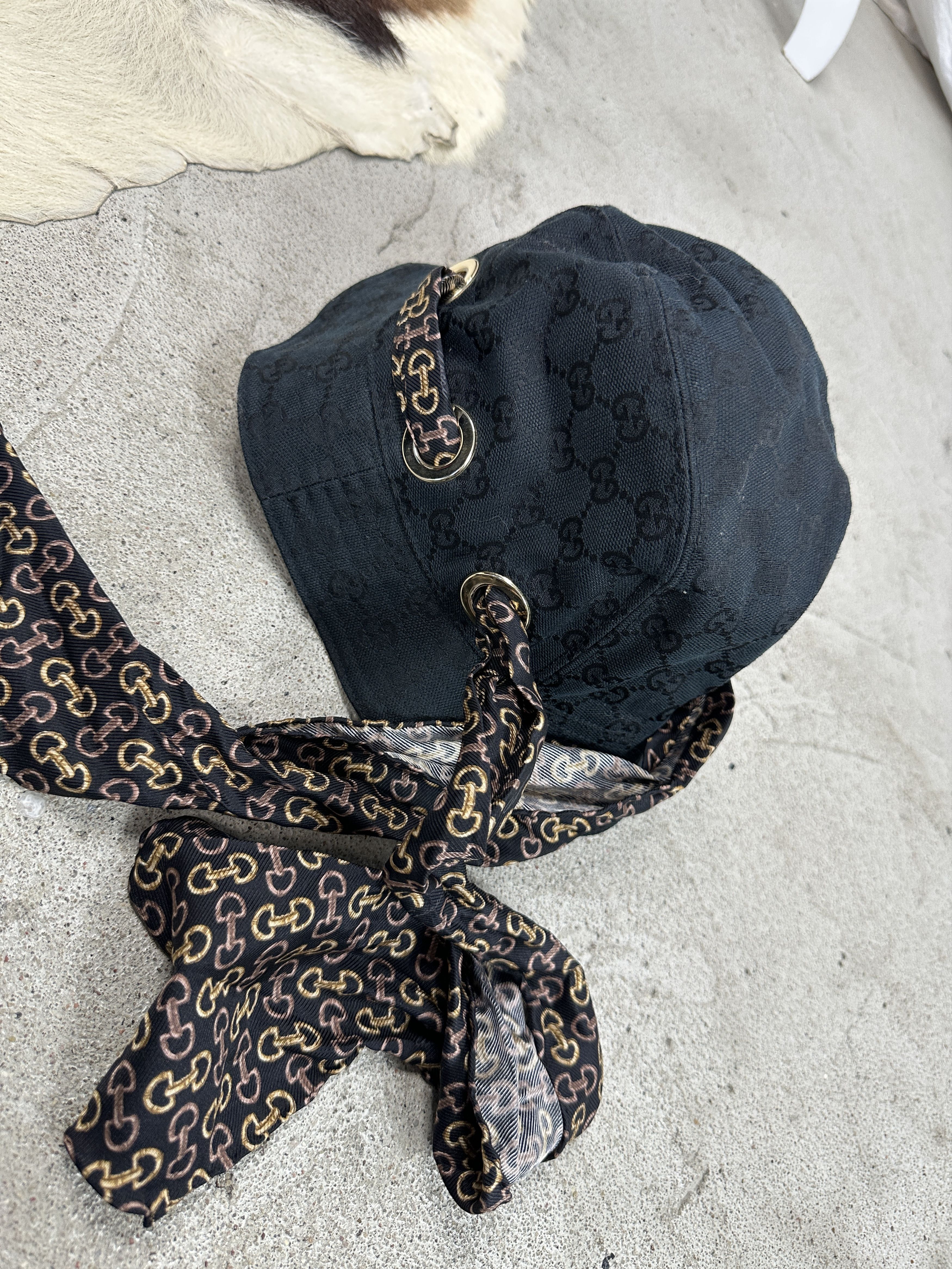 Gucci × Vintage Vintage 00s Old Money Gucci Monogram Bucked Hat Size ONE SIZE - 2 Thumbnail