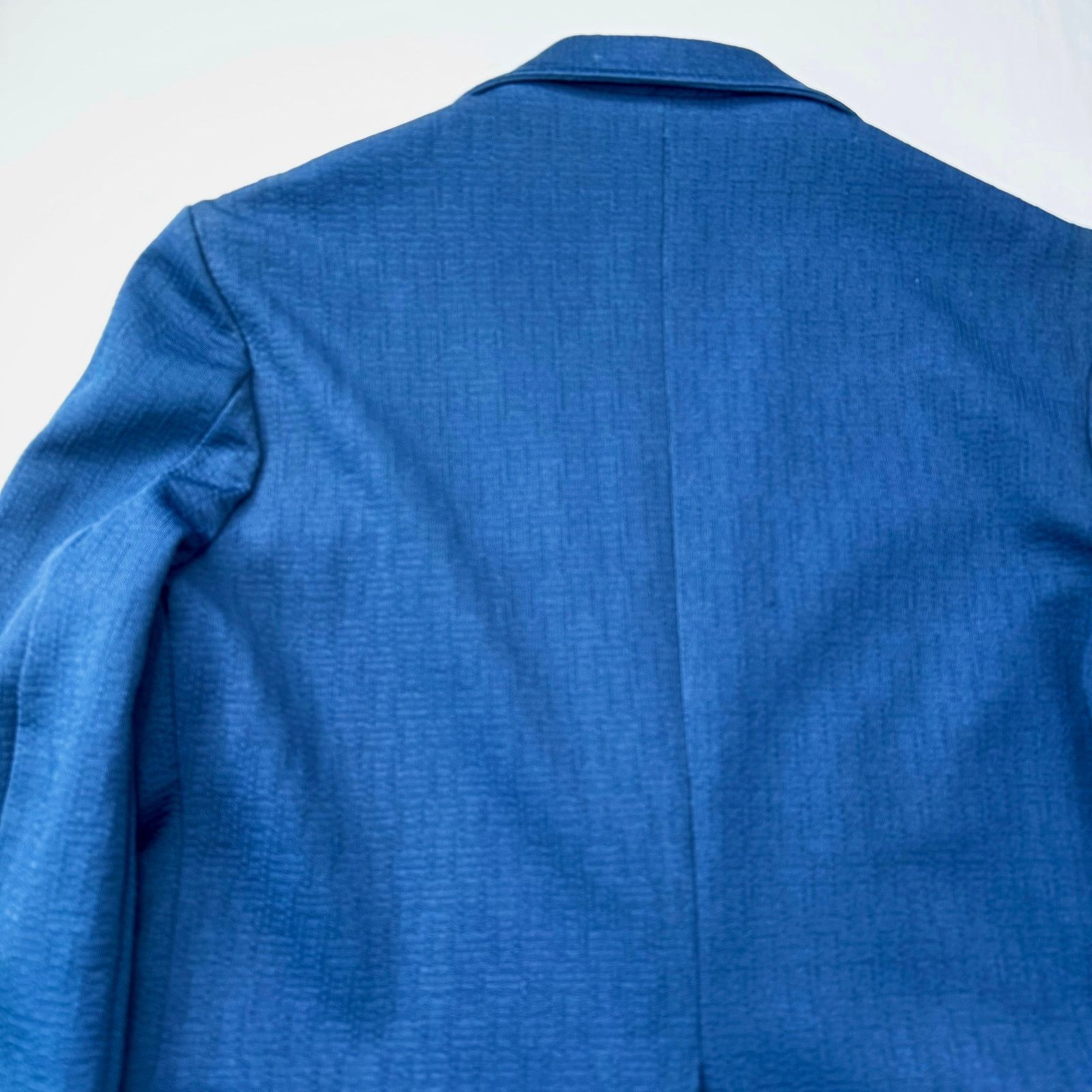 Vintage Vintage 1960s Mens med Navy Blazer Pink Lining Unstructured Size US M / EU 48-50 / 2 - 8 Thumbnail