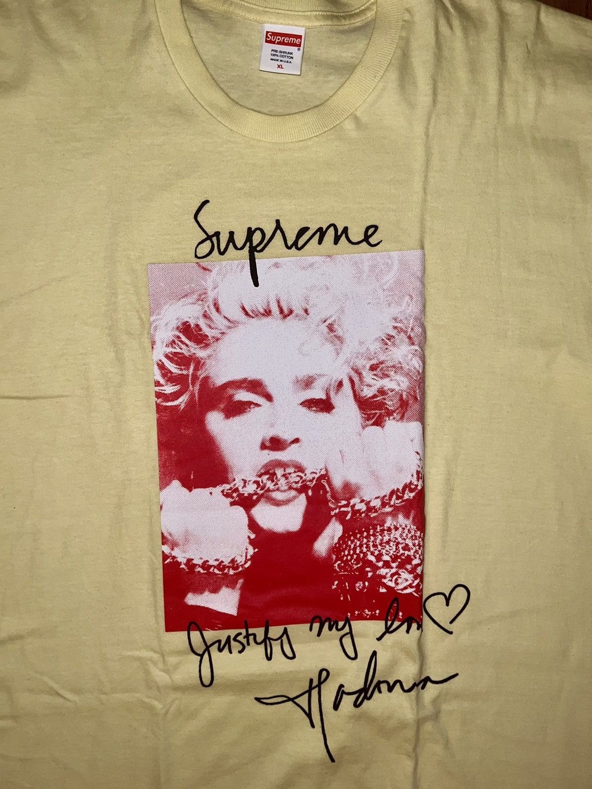 Designer × Supreme Supreme Madonna “Justify My Love” extra large XL Size US XL / EU 56 / 4 - 3 Thumbnail
