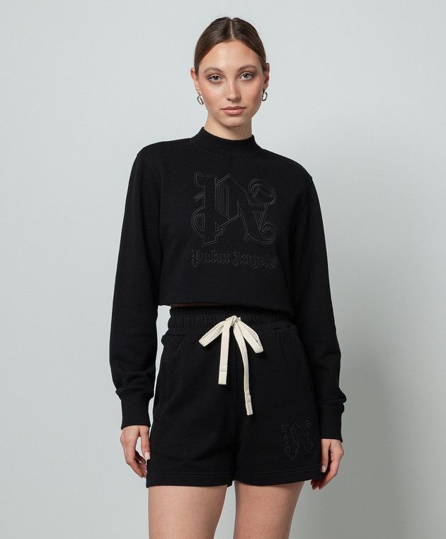 Palm Angels o1y1225 Sweatshirt in Black Size XS / US 0-2 / IT 36-38 - 2 Thumbnail
