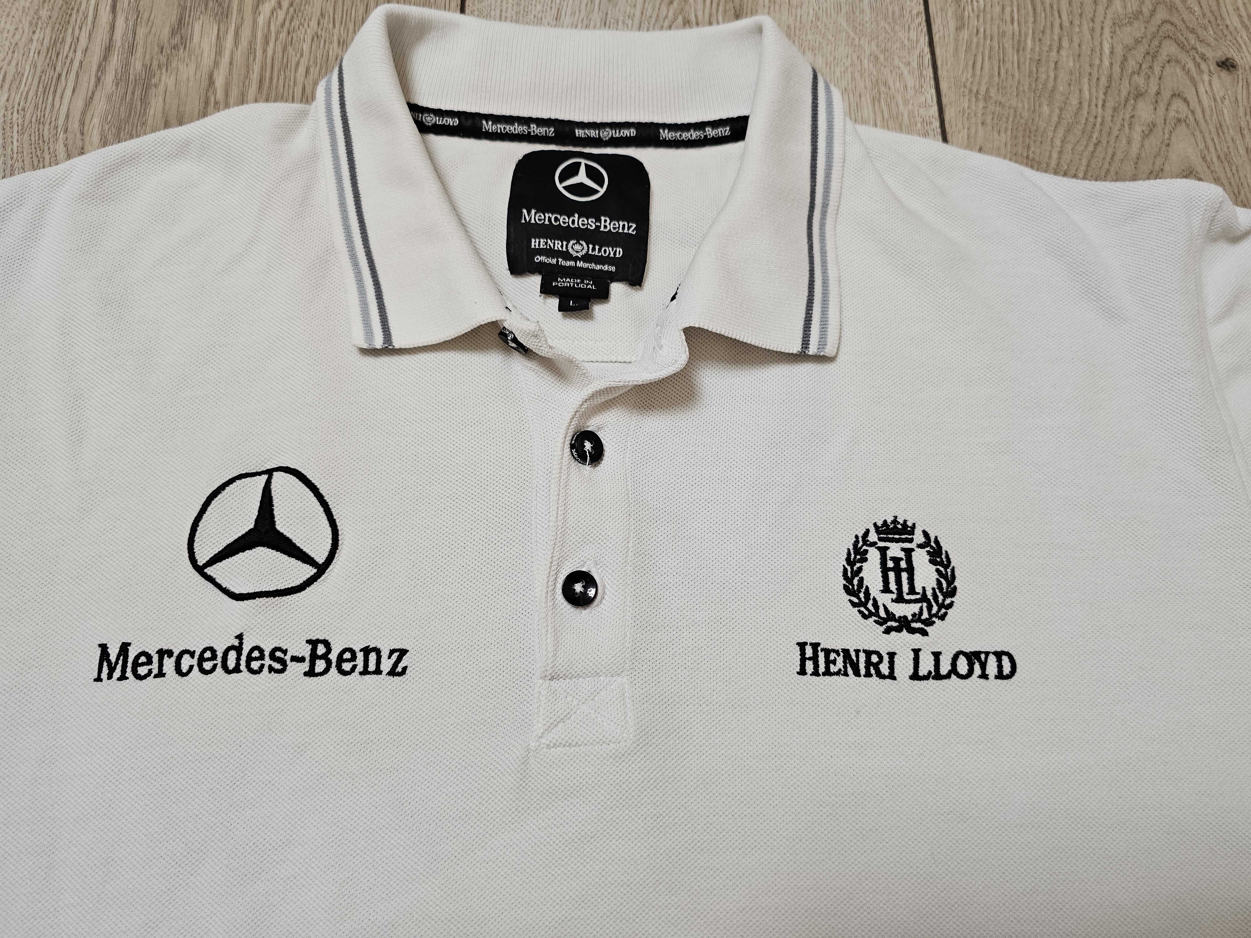 Formula 1 × Mercedes-Benz MERCEDES BENZ RACING SHIRT POLO HENRI LLOYD JERSEY COTTON Size US L / EU 52-54 / 3 - 3 Thumbnail