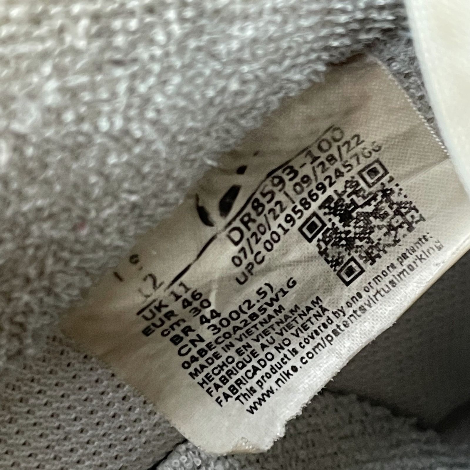 Nike Nike Air Force 1 07 DR8593-100 Men's White Leather Shoes 12 Size US 12 / EU 45 - 18 Thumbnail