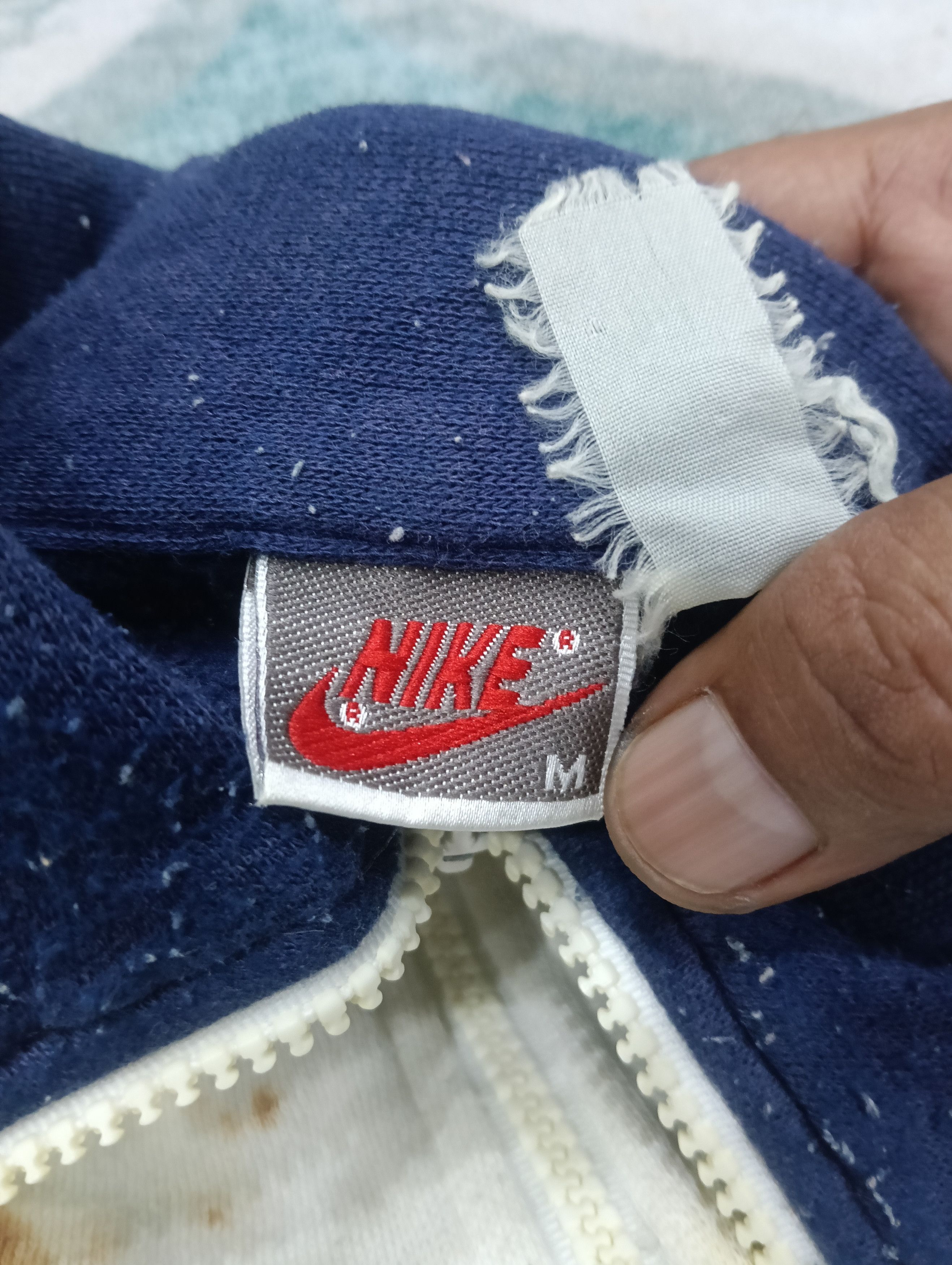 Nike × Vintage Vintage Nike Half Zipper 3 Tones Size US XL / EU 56 / 4 - 6 Thumbnail