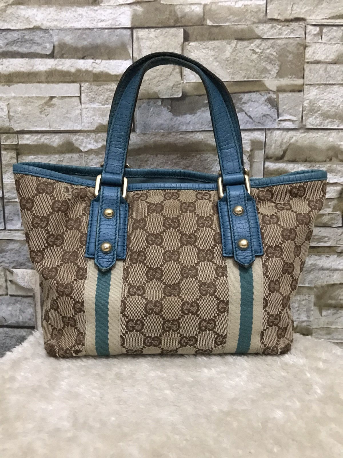 Gucci Gucci GG Pattern Mini tote hand Bag Size ONE SIZE - 3 Thumbnail