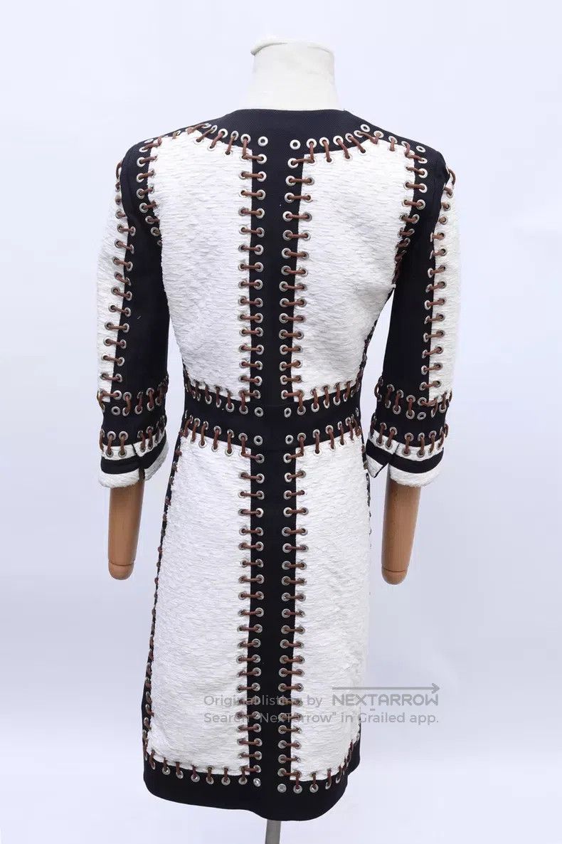 Givenchy Givenchy Black and White Patchwork Sheepskin Coat Size XS / US 0-2 / IT 36-38 - 3 Thumbnail