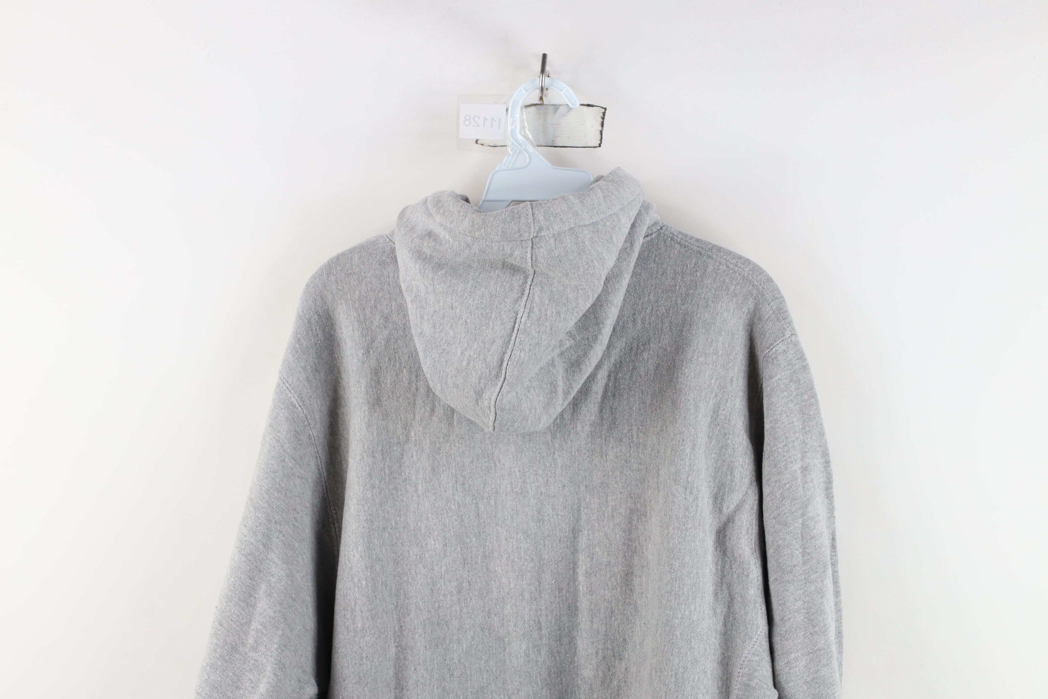 Vintage Vintage 90s University of Michigan Hoodie Heather Gray Size US M / EU 48-50 / 2 - 12 Thumbnail