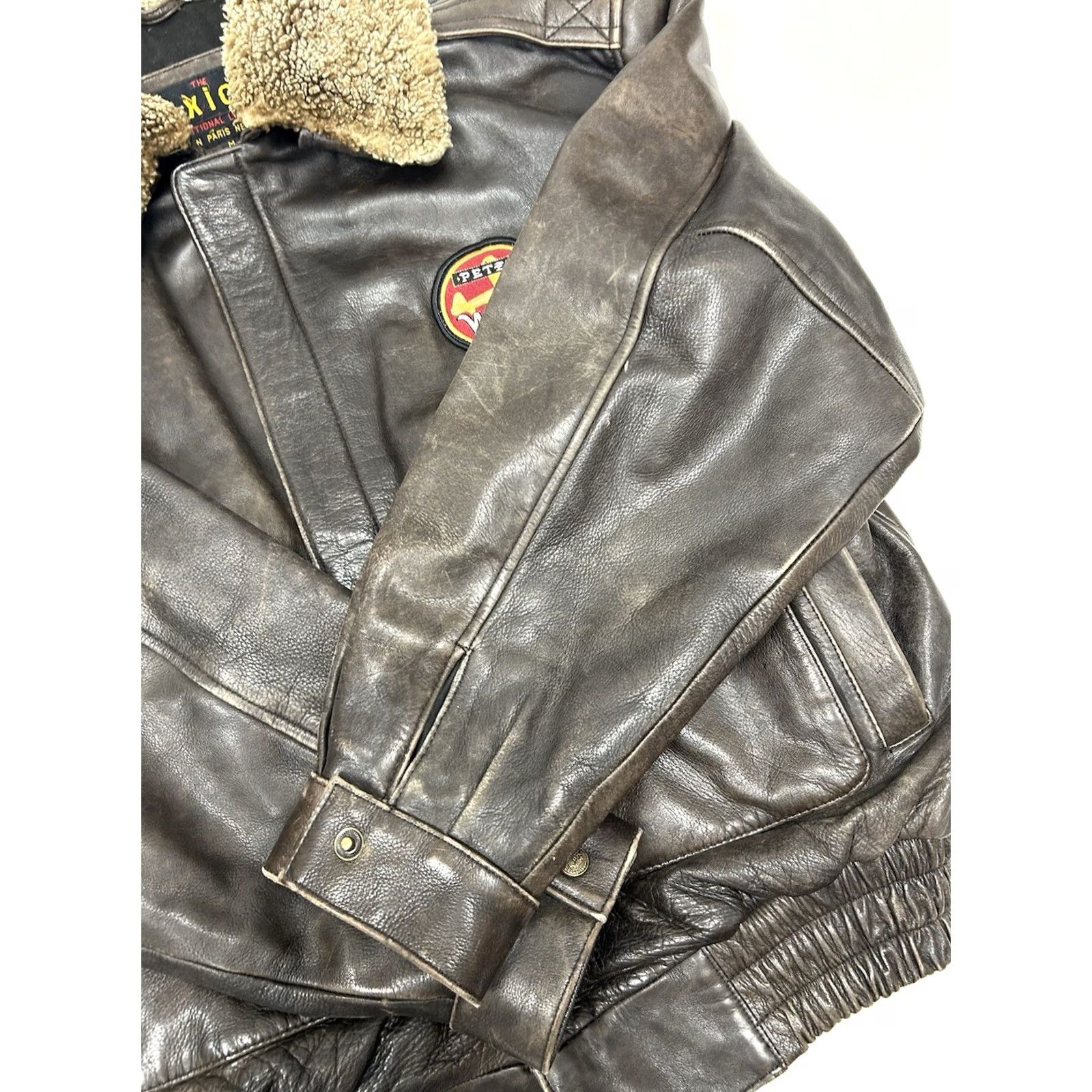Vintage VINTAGE Pete’s Wicked Ale Leather Jacket Beer Brewery 90s USA Medium Size US M / EU 48-50 / 2 - 6 Thumbnail