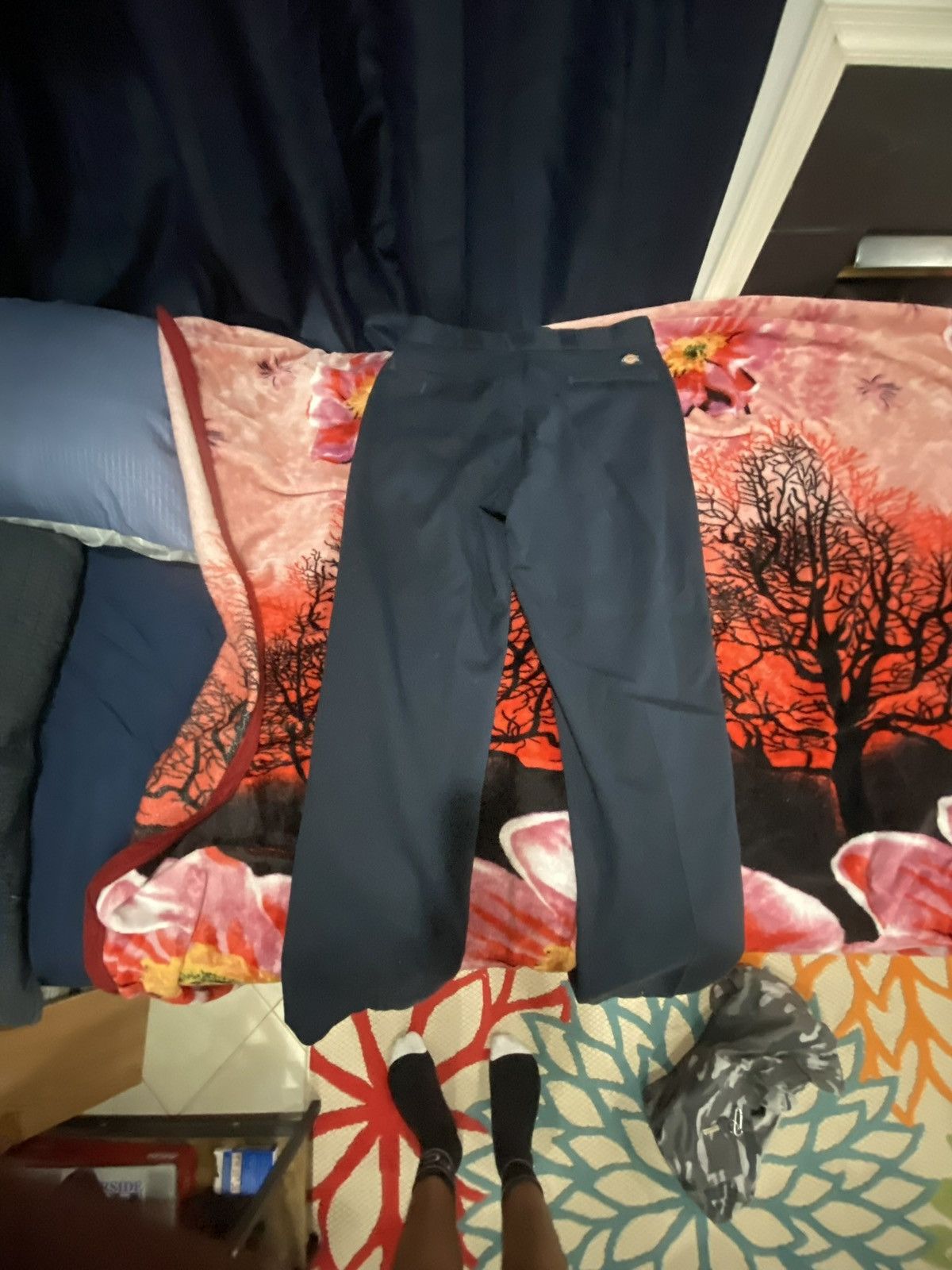 Dickies Dickies 874 Flex Original Fit Navy Work Pants Size US 34 / EU 50 - 1 Thumbnail
